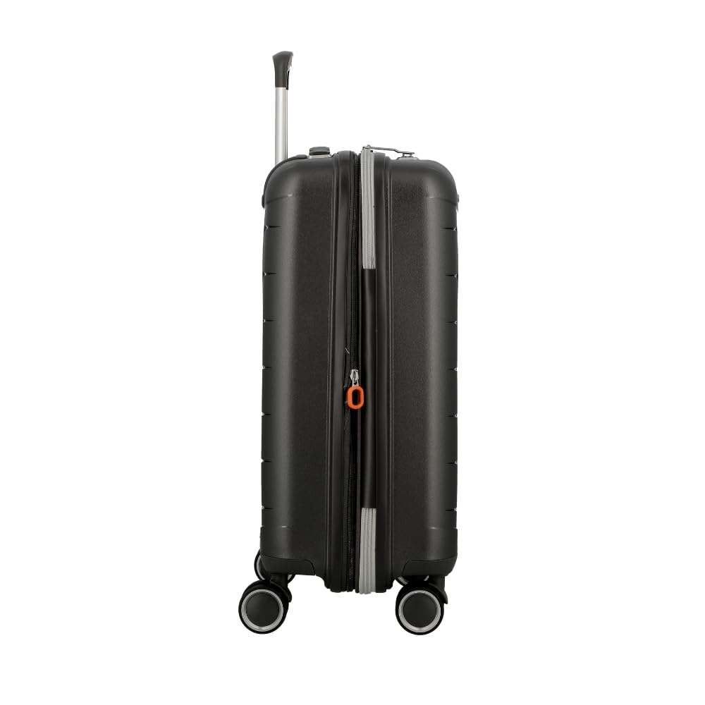 JUMP FURANO2 FU2020 Carbon Black-Cabin-55cm Expandable Hardsided 8 Wheel Luggage with TSA Lock