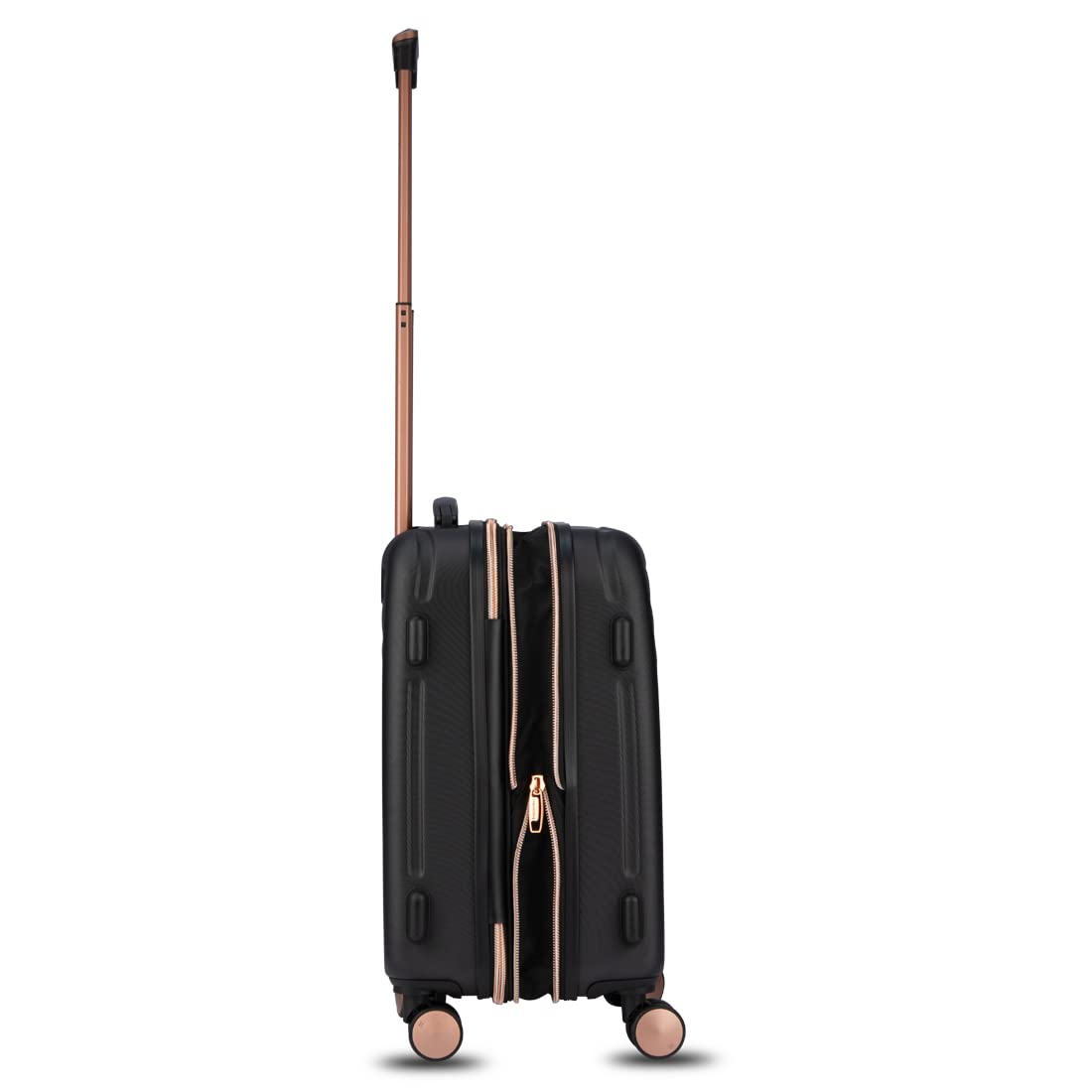 it luggage Fashionista Black Cabin-20 inches Expandable Hardsided with TSA Lock & Wet Pouch Inside 8 Wheel Trolley Bag