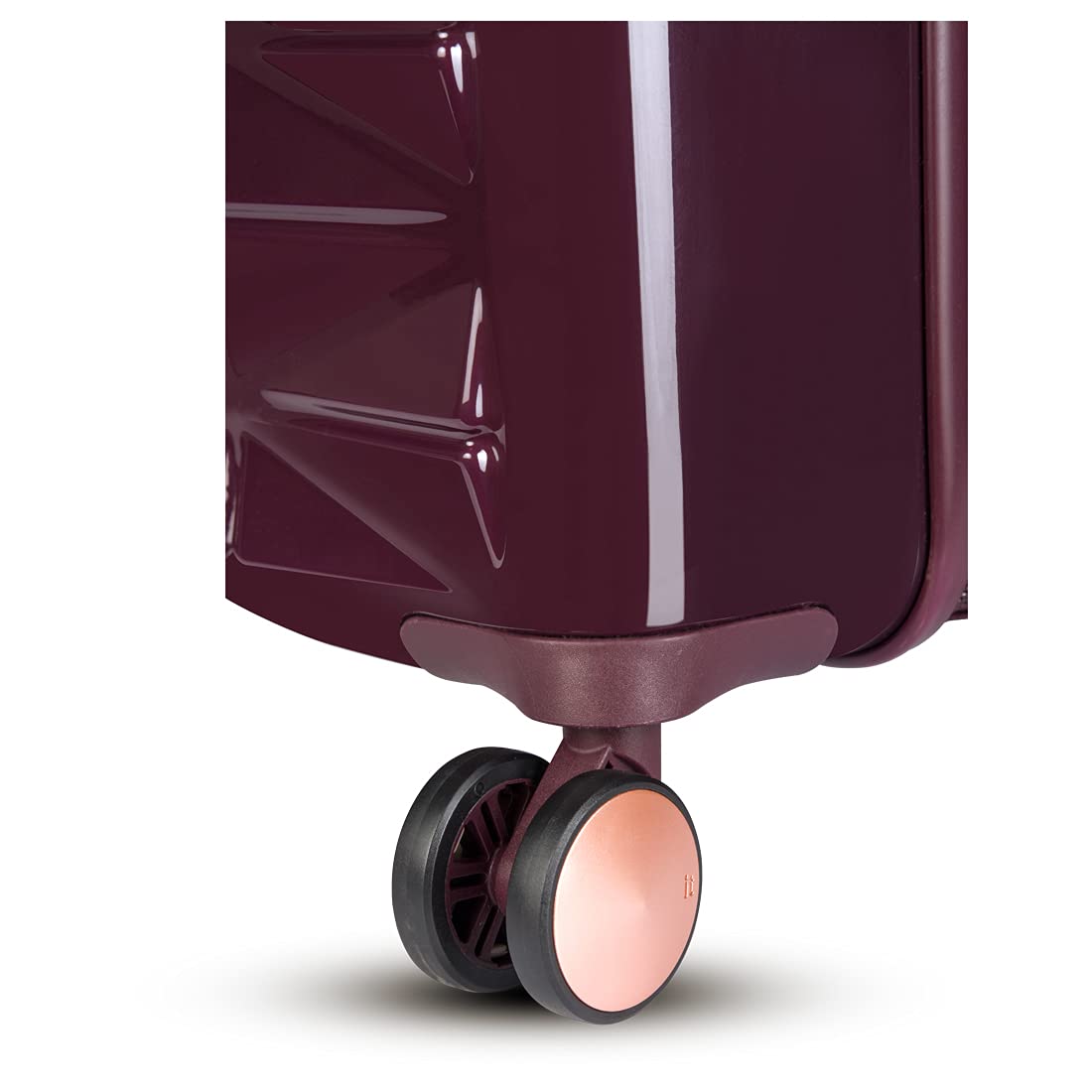 it luggage Certify Purple Large-28 inches Expandable PC Hardsided with TSA Lock 8 Wheel Trolley Bag
