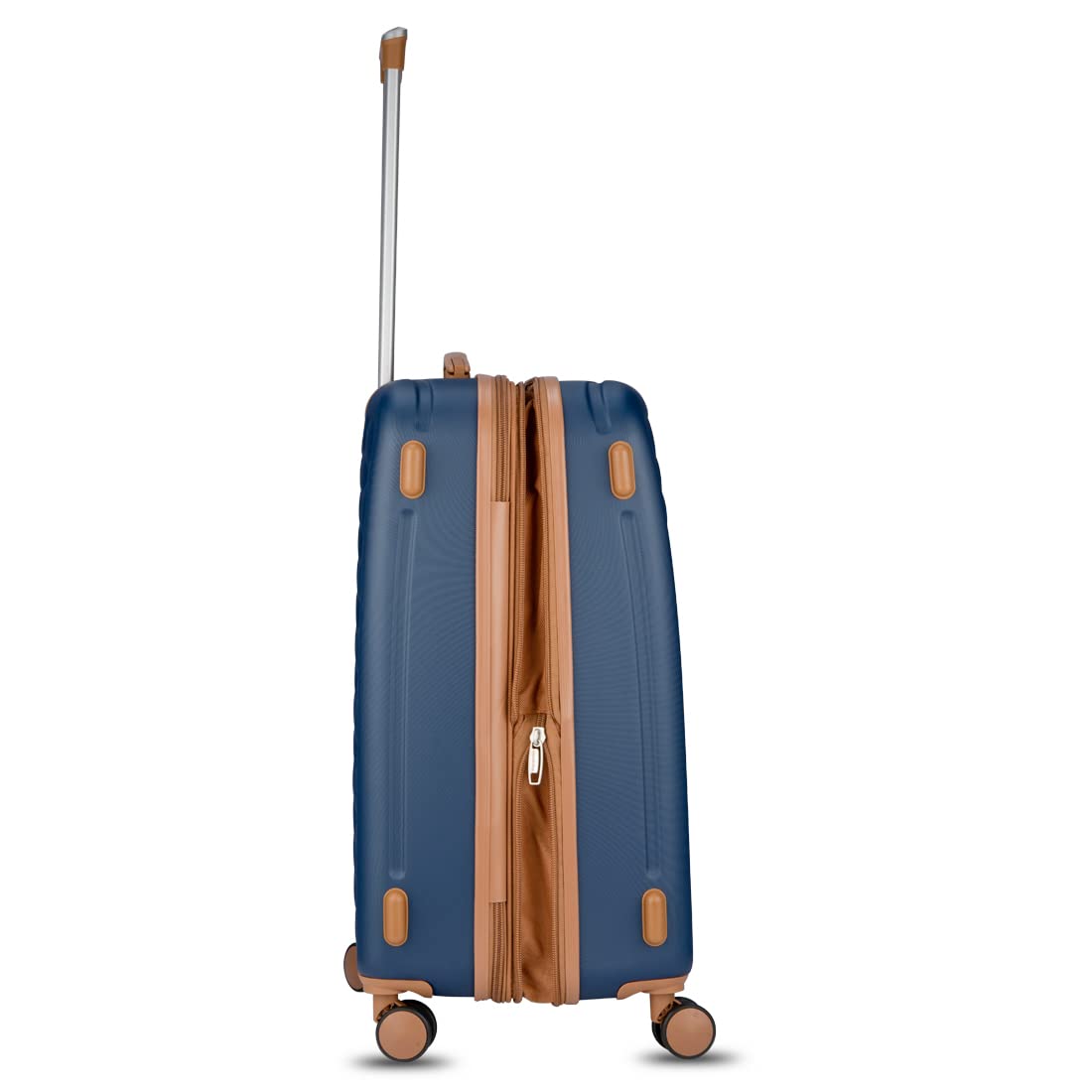 it luggage Fashionista Blue Set of 2-Medium & Cabin-24 & 20 inches Expandable Hardsided with TSA Lock & Wet Pouch Inside 8 Wheel Trolley Bag