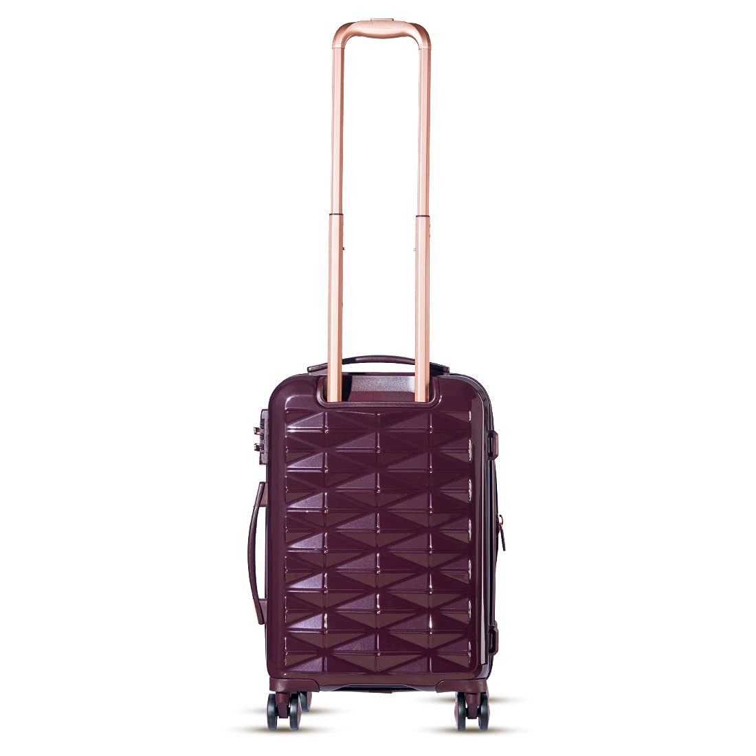 it luggage Certify Purple Cabin-20 inches Expandable PC Hardsided with TSA Lock 8 Wheel Trolley Bag