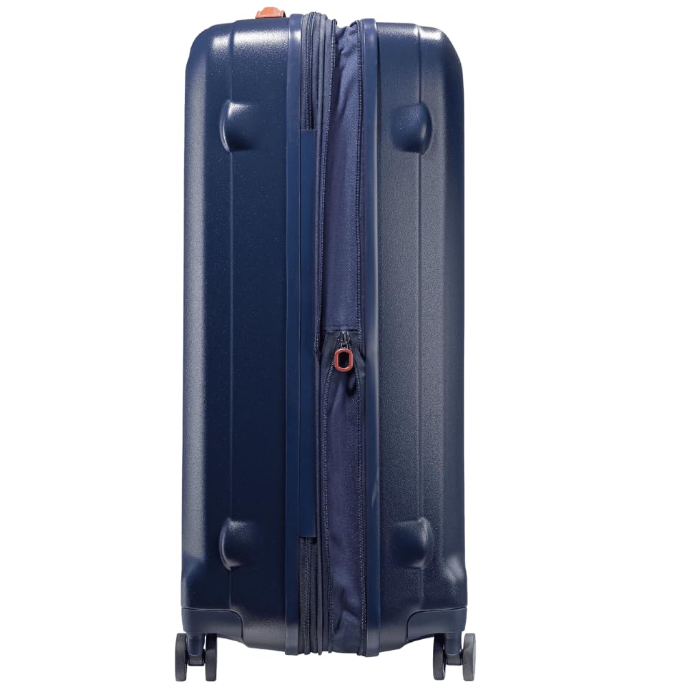 Uppsala Rigid-Navy Blue-Set of 3-Large, Medium & Cabin-76, 69,55 cm Expandable Hardsided 8 Wheel Luggage with TSA Lock, Anti-Theft Zipper, Name Tag and Luggage Cover