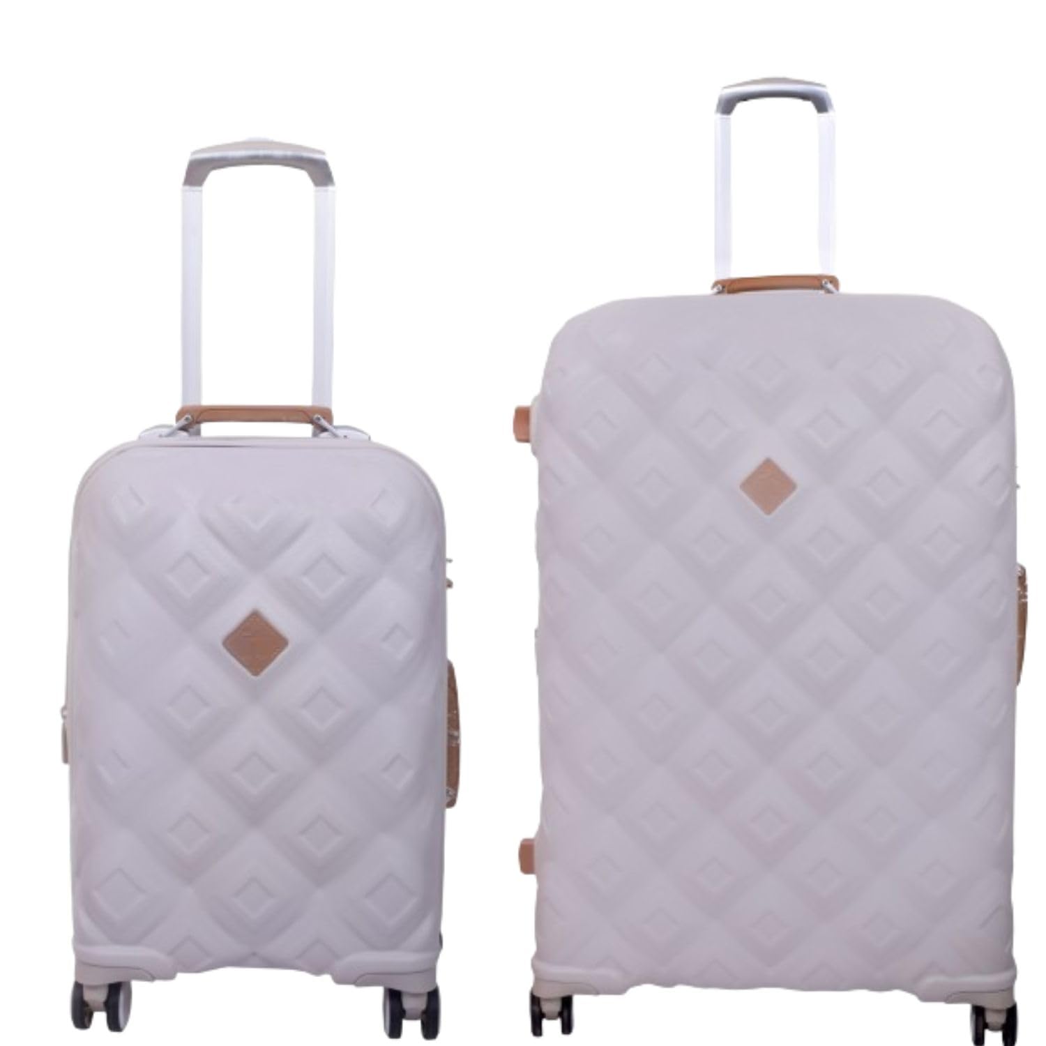 it luggage- Embellish-Combo-Large & Small-28 & 20 inches-Hardsided-ABS-Expandable-Cabin & Check-in Luggage-8 Wheel Trolley Bag