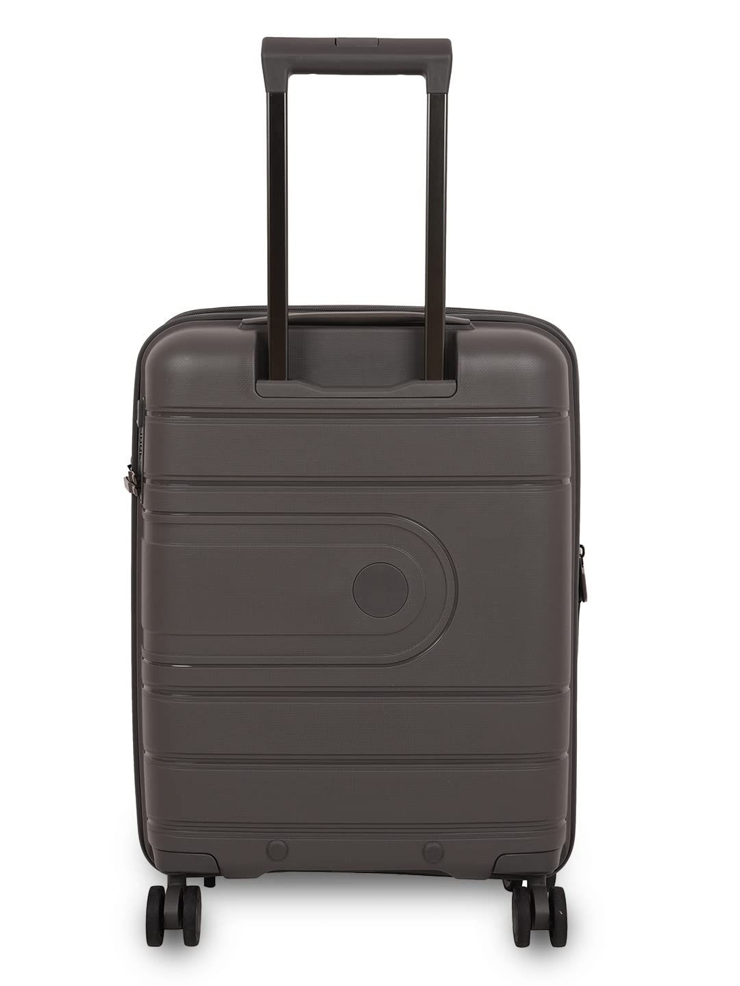 it luggage Eco Tough Metal Grey Cabin-20 inches Expandable Eco-Friendly Polypropylene Hardsided with TSA Lock 8 Wheel Trolley Bag