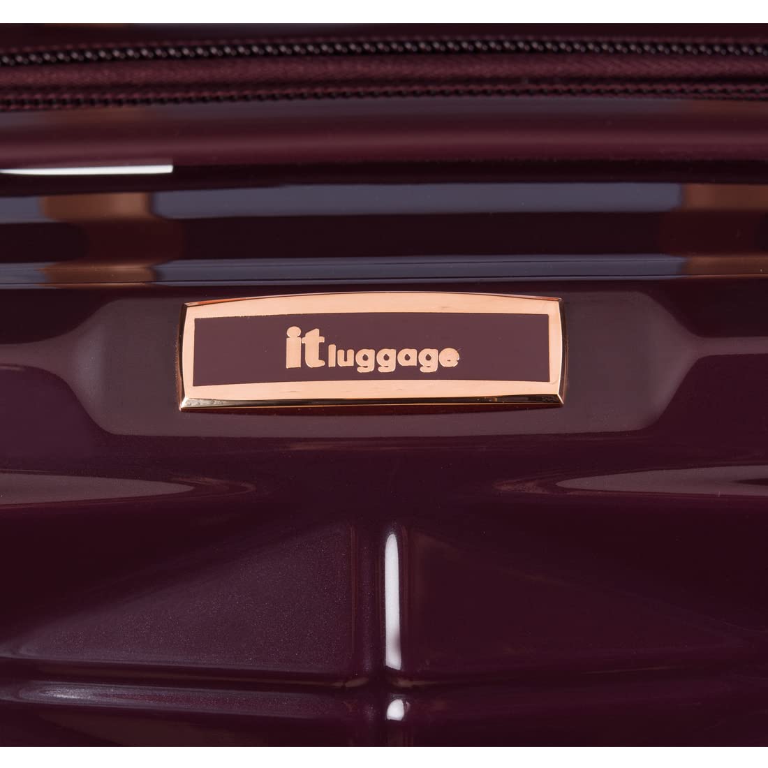 it luggage Certify Purple Large-28 inches Expandable PC Hardsided with TSA Lock 8 Wheel Trolley Bag