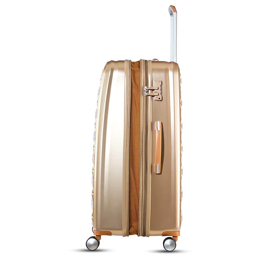 it luggage Certify Golden Large-28 inches Expandable PC Hardsided with TSA Lock 8 Wheel Trolley Bag