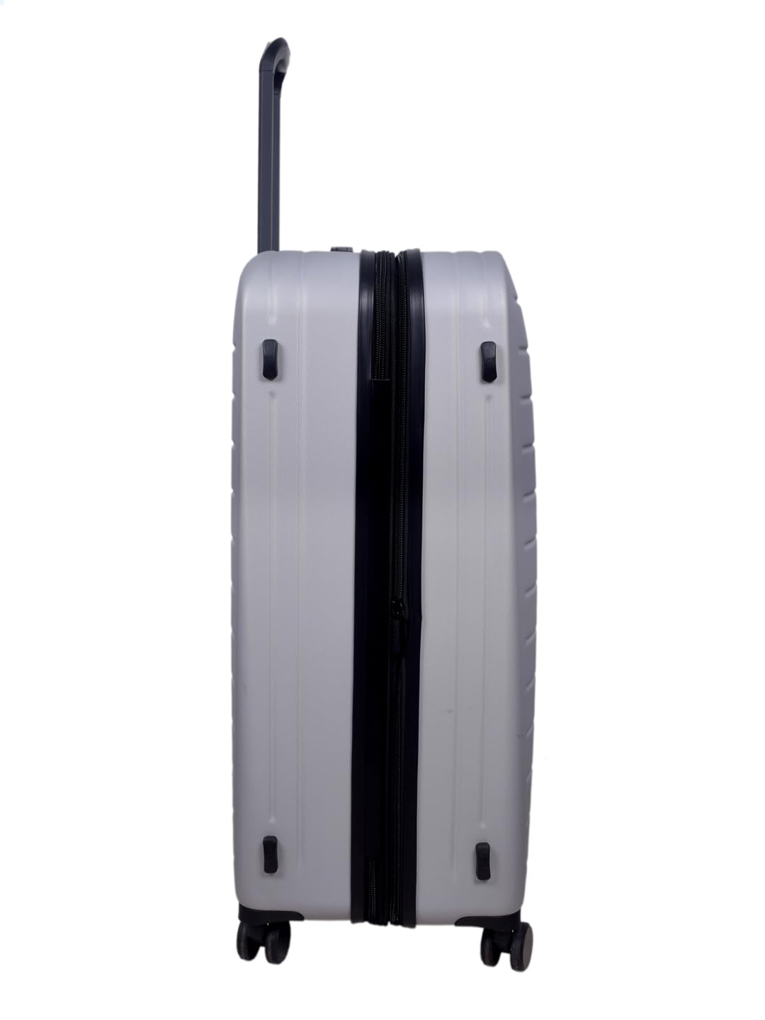 it luggage Legion Silver Grey-Set of 2- Large & Medium -80 & 70 cms Expandable Hardsided 8 Wheel Trolley Luggage with TSA Lock