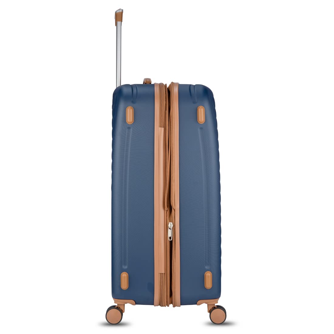 it luggage Fashionista Blue Set of 2-Large & Cabin-28 & 20 inches Expandable Hardsided with TSA Lock & Wet Pouch Inside 8 Wheel Trolley Bag