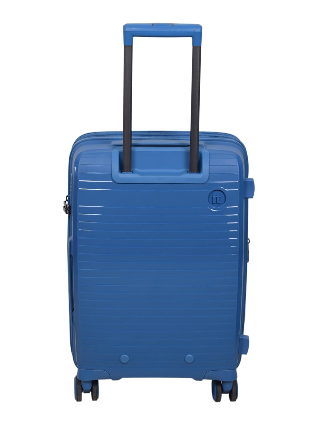 it luggage Spontaneous Blue Cabin-20 inches Carry-on Luggage Expandable Anti-Theft Zipper Polypropylene Hardsided with TSA Lock 8 Wheel Trolley Bag