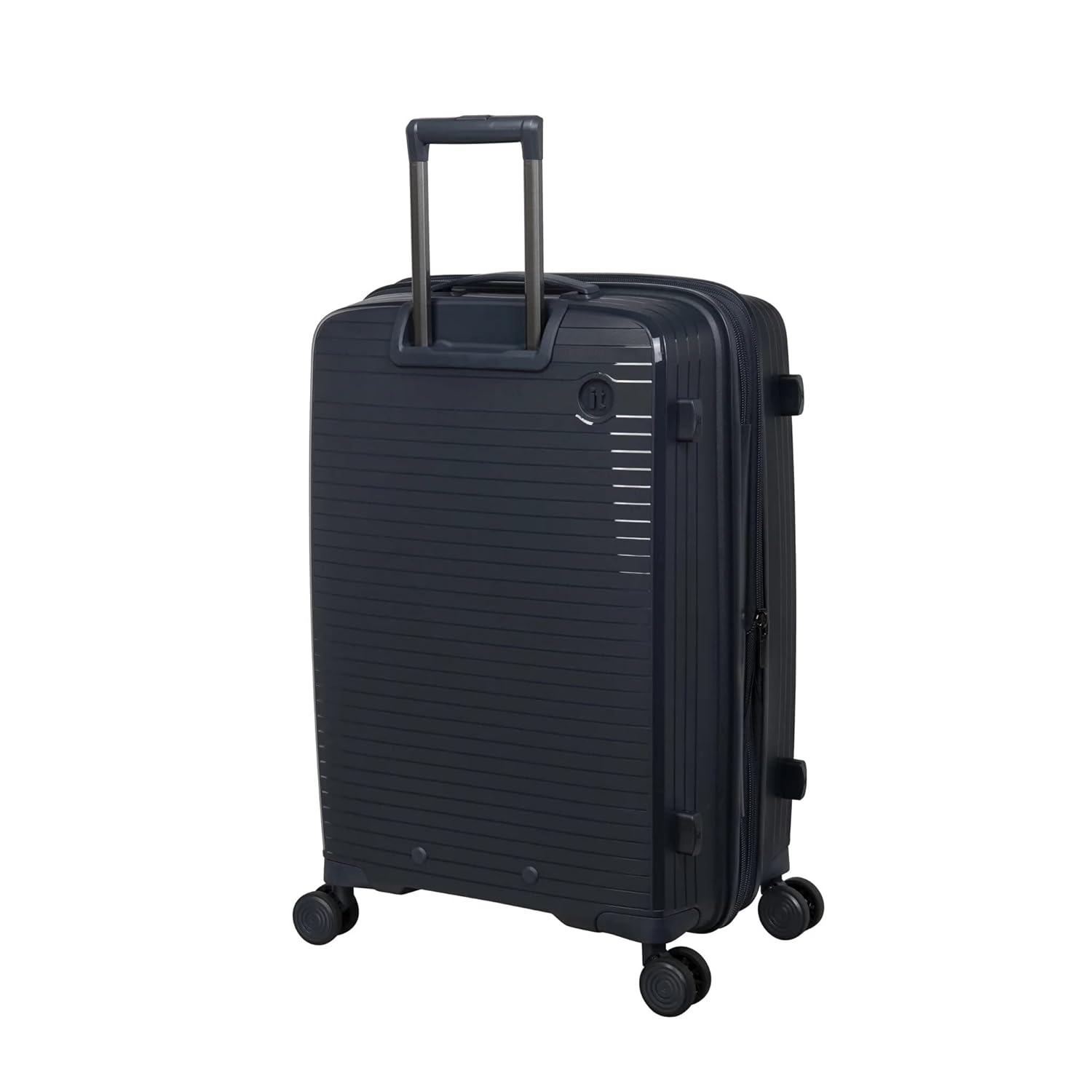 it luggage Spontaneous Blue Large-28 inches Expandable Anti-Theft Zipper Polypropylene Hardsided with TSA Lock 8 Wheel Trolley Bag