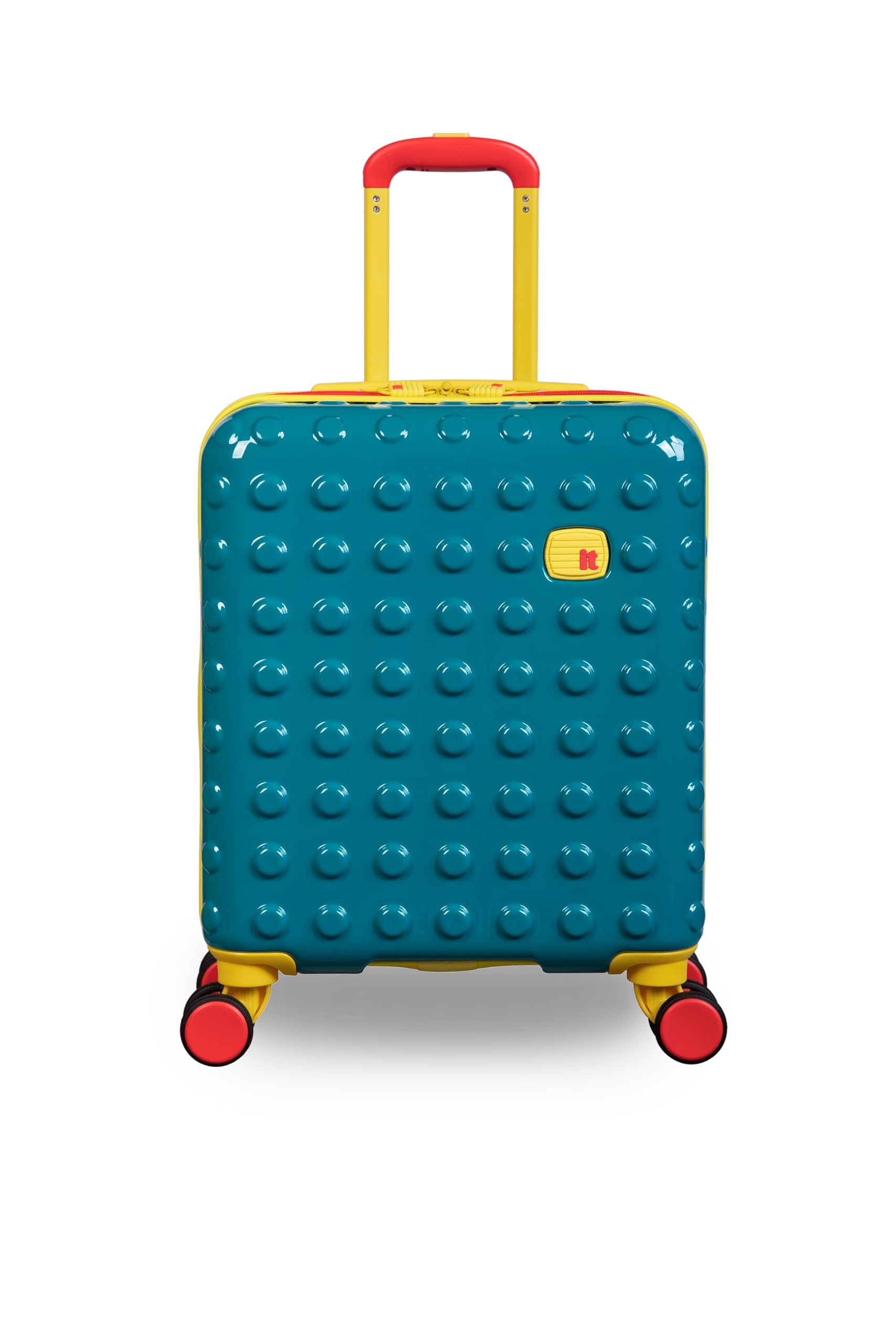 it luggage-Bobble Bloc-Vibrant Orange- Combo -Underseater -18 inches & Handheld Travel case-10 inches-Kids Luggage Hard case-Travel Bag-8 Wheel Trolley Bag
