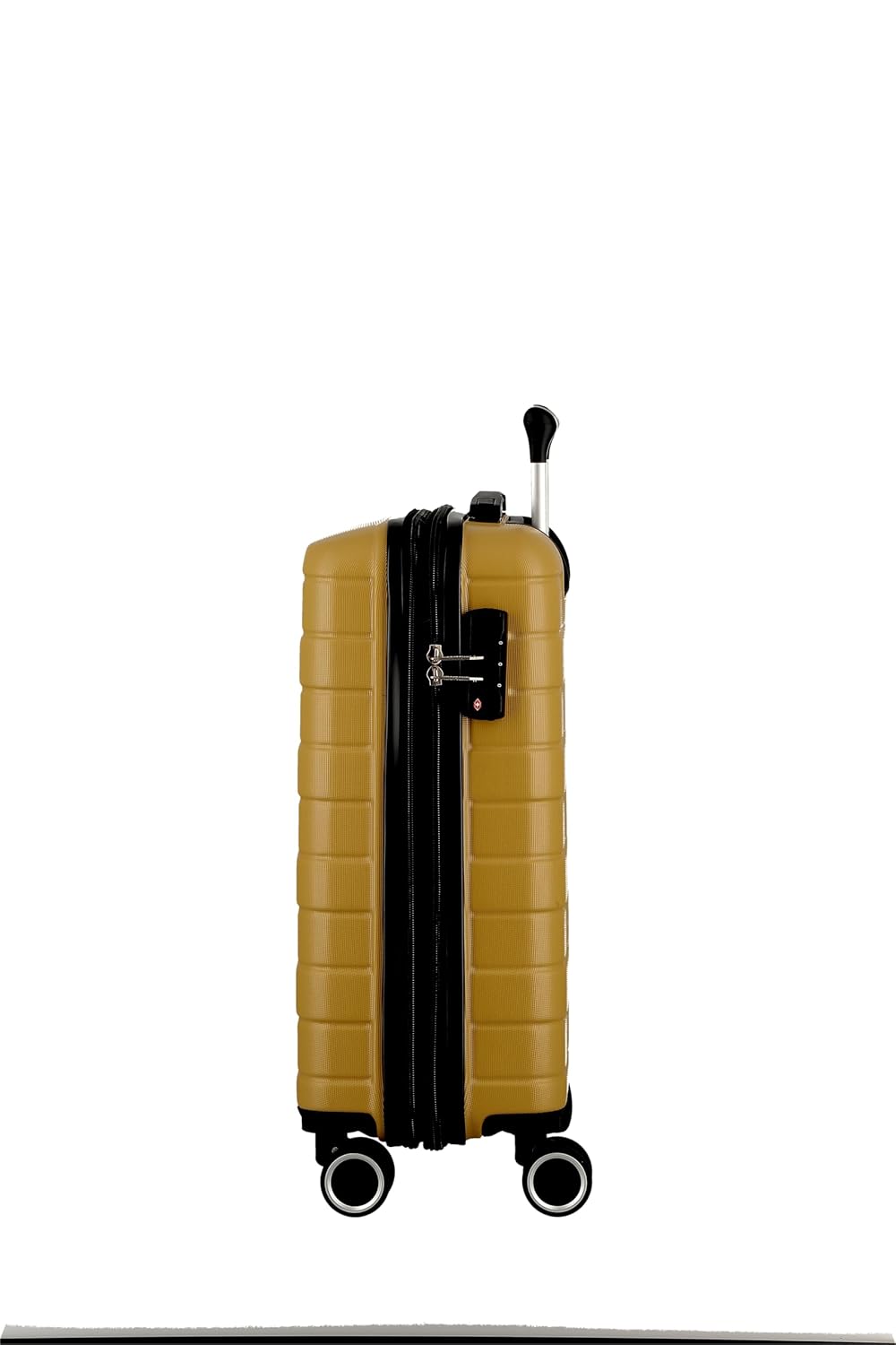 JUMP ESCO ES22-Mustard-Cabin-55cm Expandable Hardsided 8 Wheel Luggage with TSA Lock