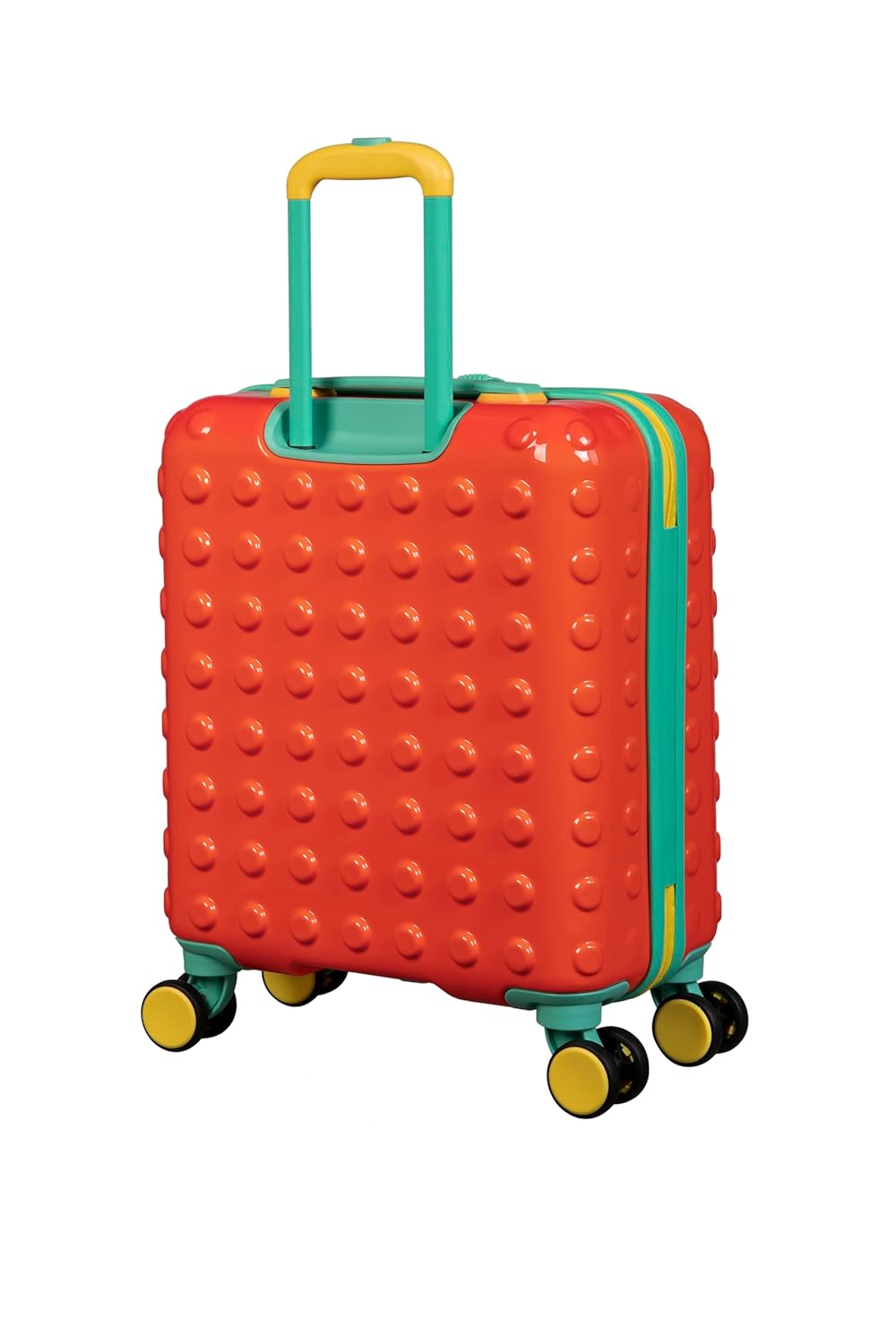 it luggage-Bobble Bloc-Vibrant Orange- Combo -Underseater -18 inches & Handheld Travel case-10 inches-Kids Luggage Hard case-Travel Bag-8 Wheel Trolley Bag