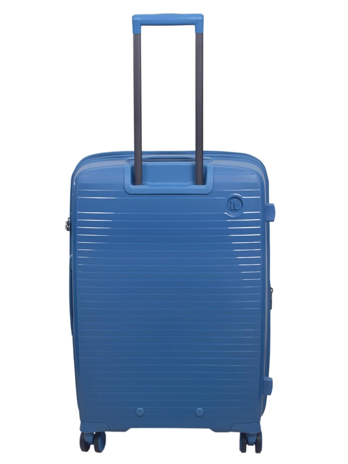 it luggage Spontaneous Blue Set of 2- Medium & Cabin-24 & 20 inches Expandable Anti-Theft Zipper Polypropylene Hardsided with TSA Lock 8 Wheel Trolley Bag