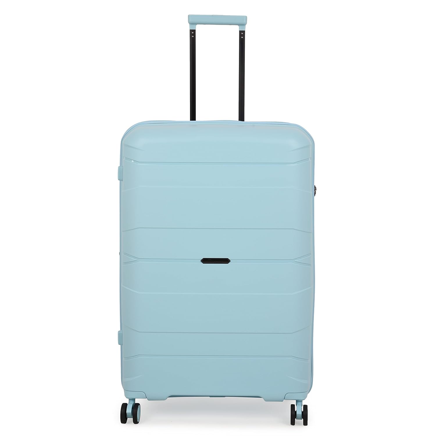 it luggage Momentous Sky Blue Set of 2-28 & 20 inches Cabin with Padded Laptop Section Large-Expandable Polypropylene Hardsided with TSA Lock 8 Wheel Trolley Bag