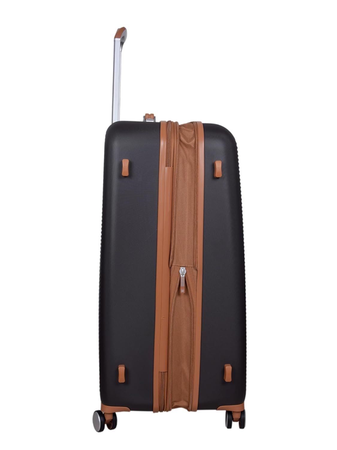 it luggage- Shoreside-Brown-Cabin 20 inches Expandable Hard Case Beautiful Interior with Wet Pouch Carry-on 8 Wheel Trolley Bag