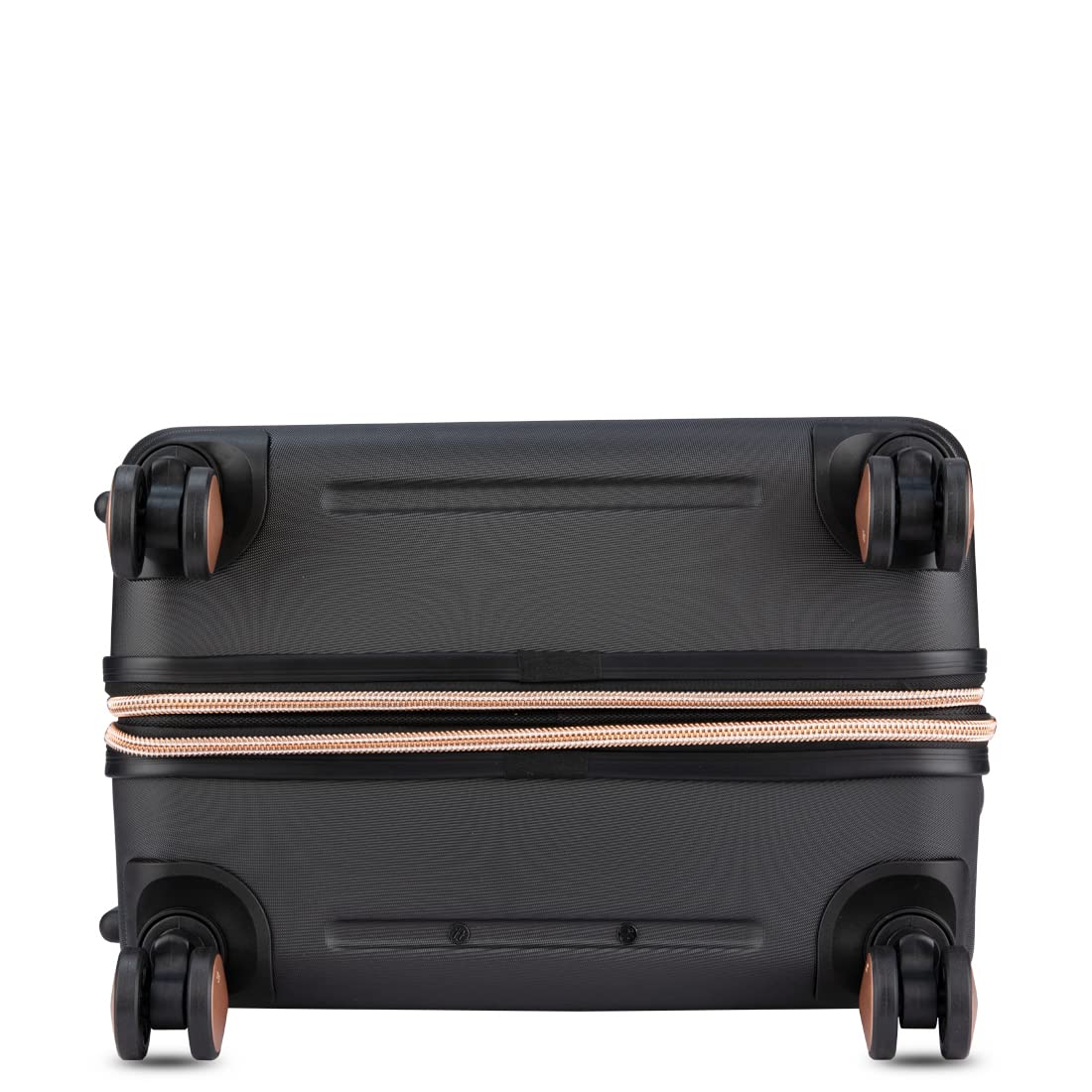 it luggage Fashionista Black Medium-24 inches Expandable Hardsided with TSA Lock & Wet Pouch Inside 8 Wheel Trolley Bag