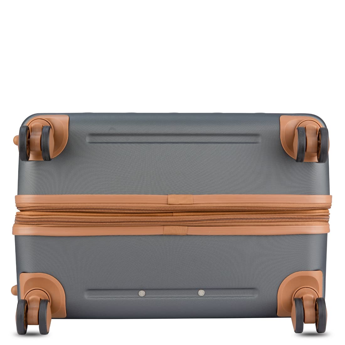 it luggage Fashionista Charcoal Grey- Set of 2- Large & Medium-28 & 24 inches Expandable with TSA Lock & Wet Pouch Inside 8 Wheel Trolley Bag