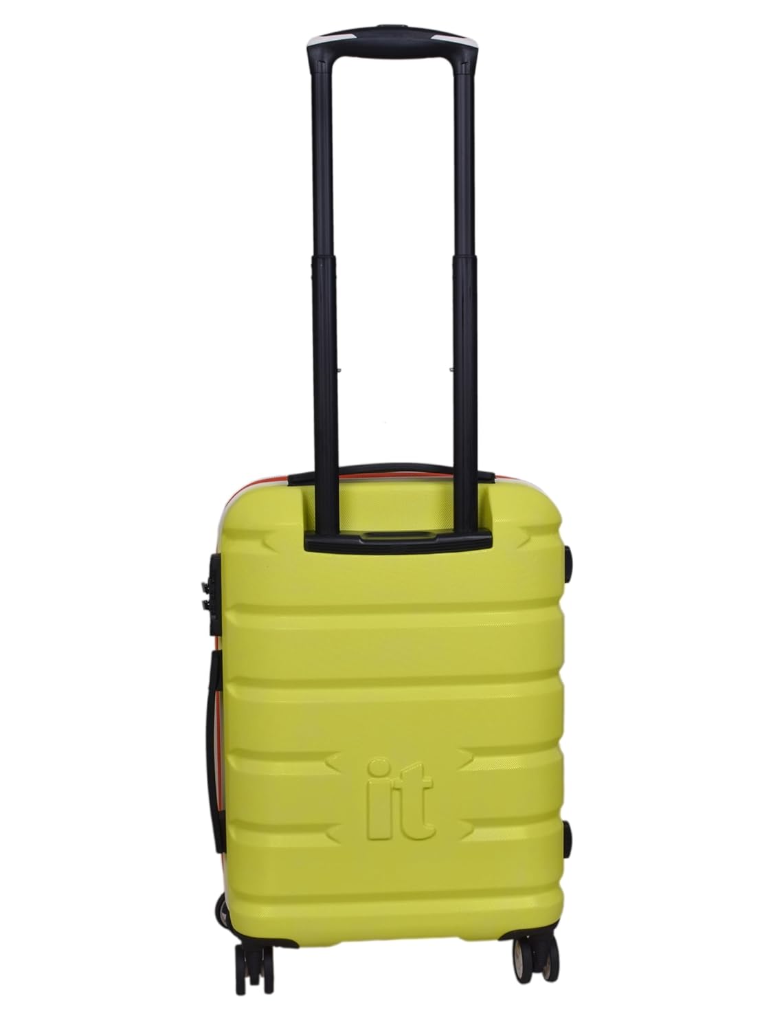 it luggage Intertide Lime Green Cabin-20 inches Expandable Polycarbonate Hard Case Carry on Luggage TSA Lock 8 Wheel Trolley Bag Water Proof Interior Pocket