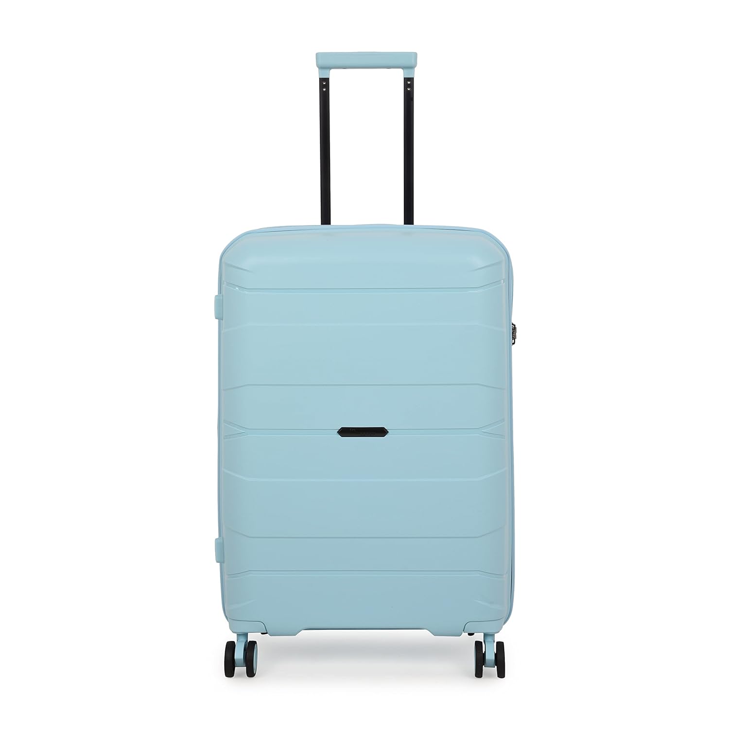 it luggage Momentous Sky Blue Set of 2-Large & Medium-28 & 24 inches Expandable Polypropylene Hardsided with TSA Lock 8 Wheel Trolley Bag