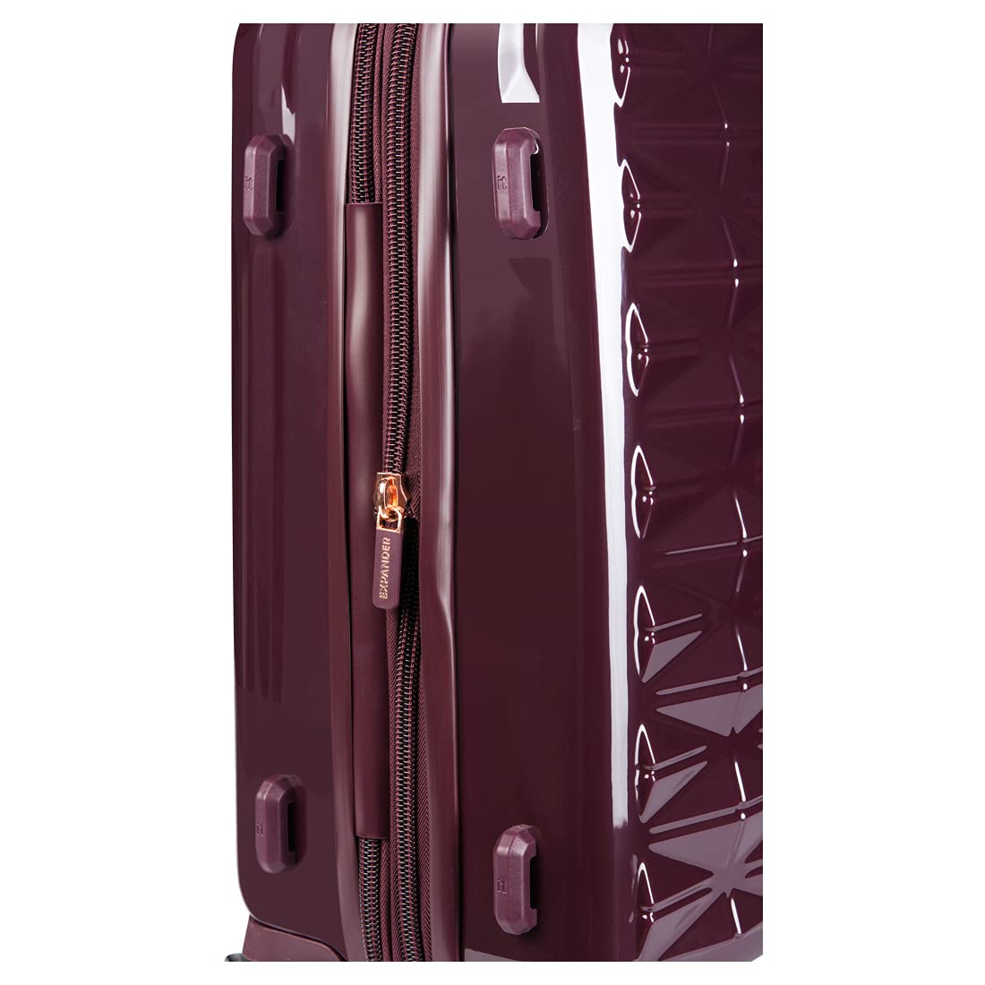 it luggage Certify Purple Set of 2- Large & Cabin-28 & 20 inches Expandable PC Hardsided with TSA Lock 8 Wheel Trolley Bag