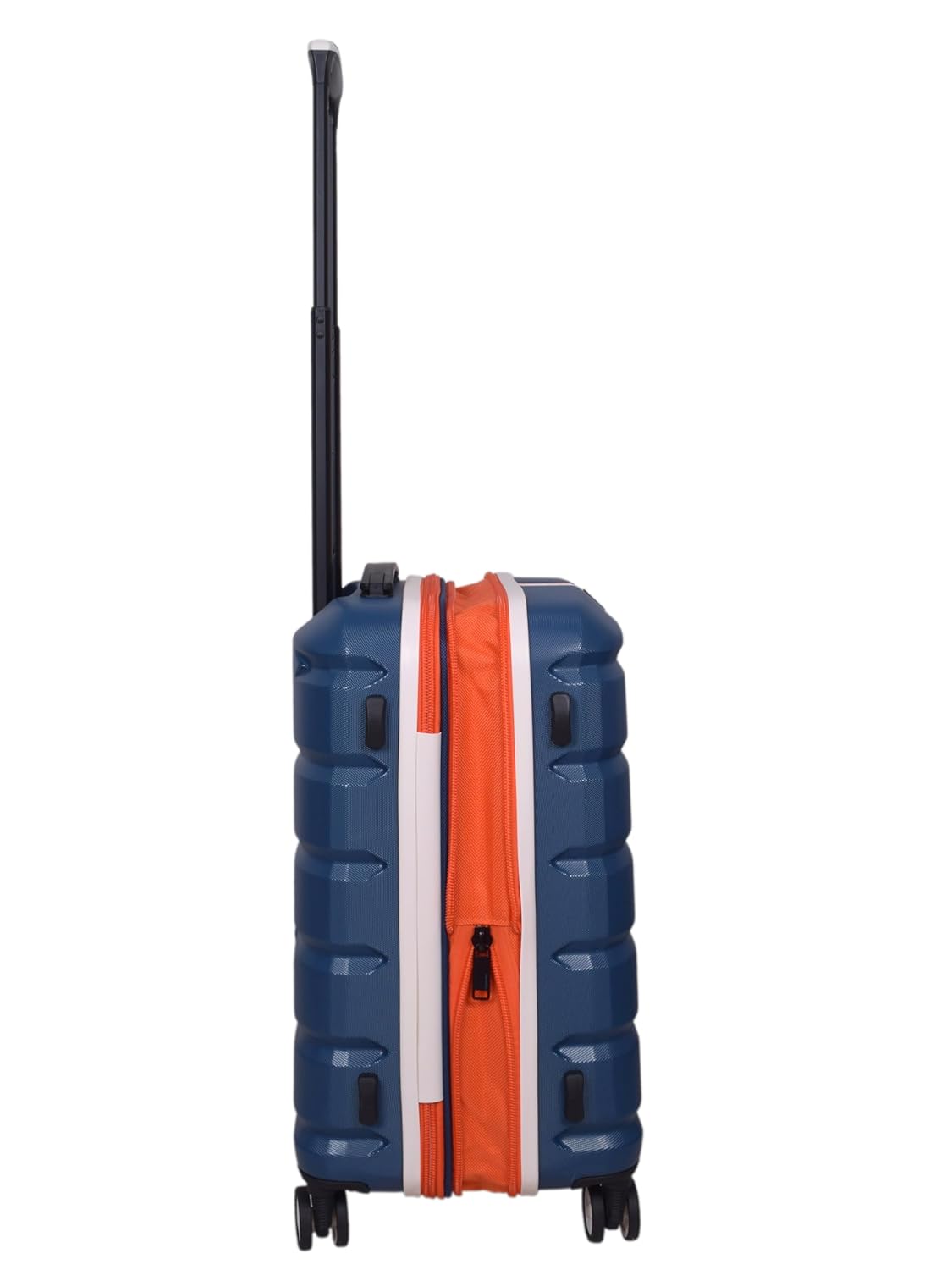 it luggage Intertide Blue Cabin-20 inches Expandable Polycarbonate Hard Case Carry on Luggage TSA Lock 8 Wheel Trolley Bag Water Proof Interior Pocket