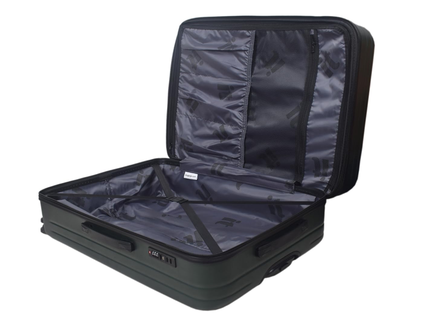 it luggage Legion Forest Green-Set of 2- Medium & Cabin-70,54 cms Expandable Hardsided 8 Wheel Trolley Luggage with TSA Lock