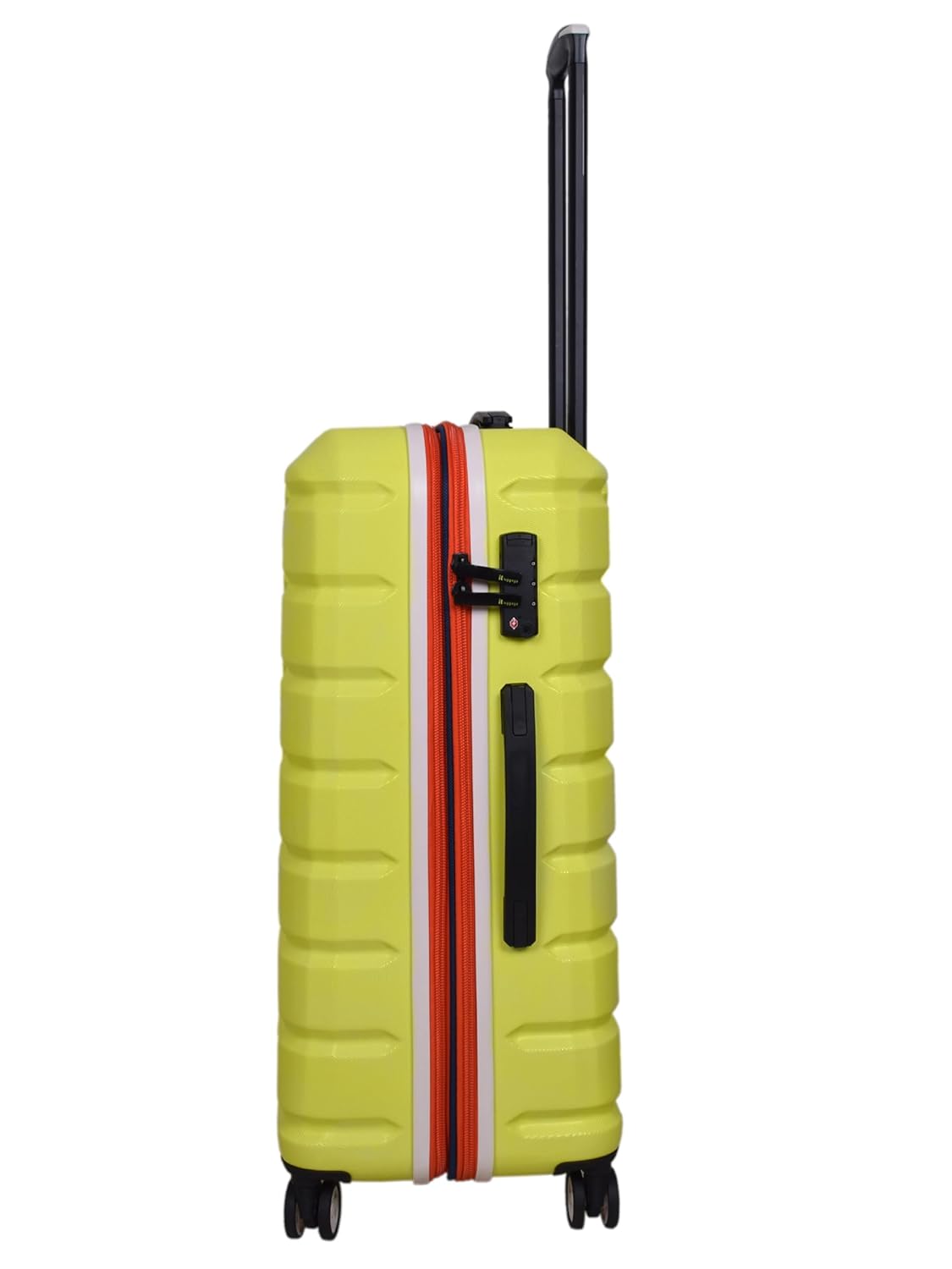 it luggage Intertide Lime Green Set of 2- Medium & Cabin -24 & 20 inches Expandable Polycarbonate Hard Case Check-in & Carry on Luggage TSA Lock 8 Wheel Trolley Bag Water Proof Interior Pocket