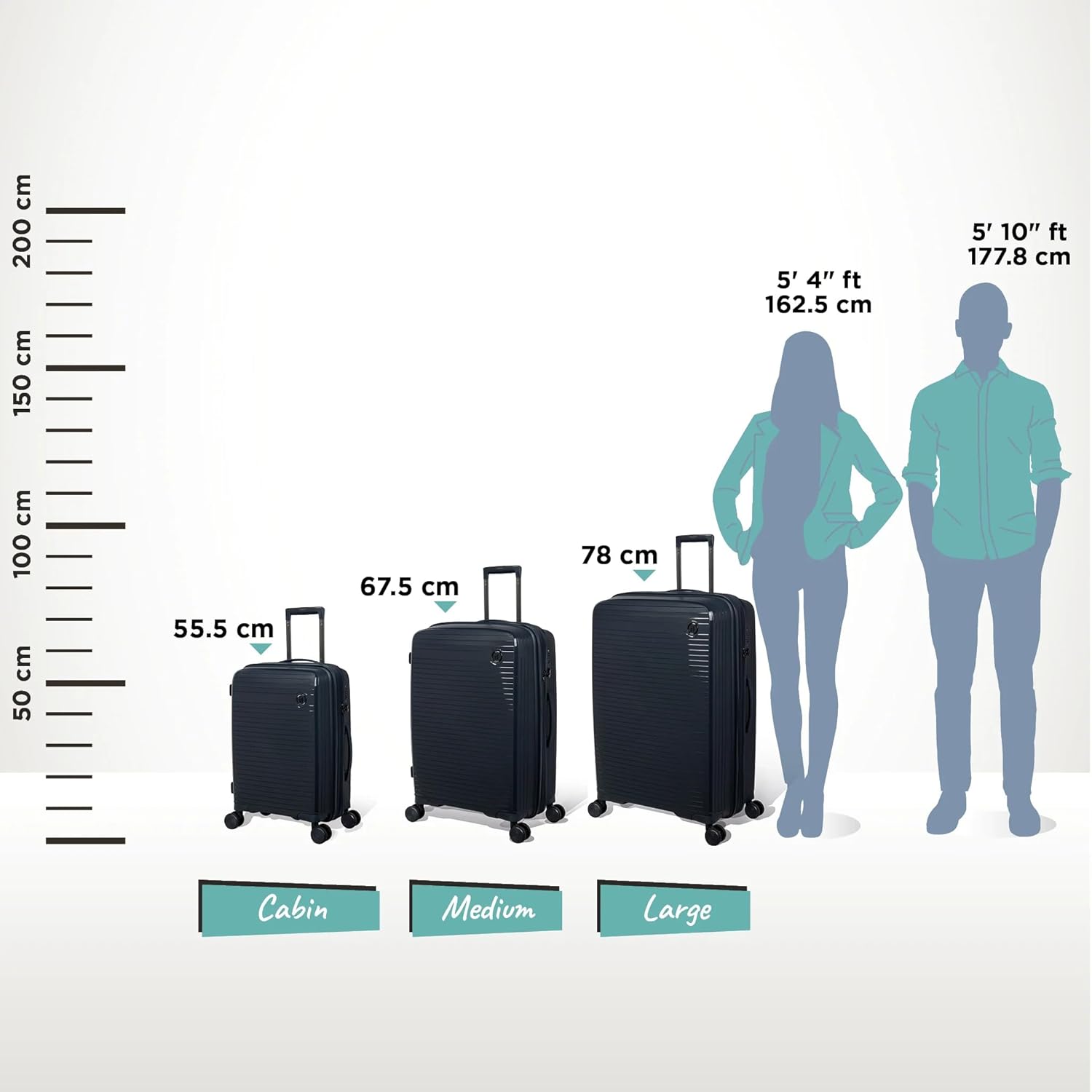 it luggage Spontaneous Blue Large-28 inches Expandable Anti-Theft Zipper Polypropylene Hardsided with TSA Lock 8 Wheel Trolley Bag