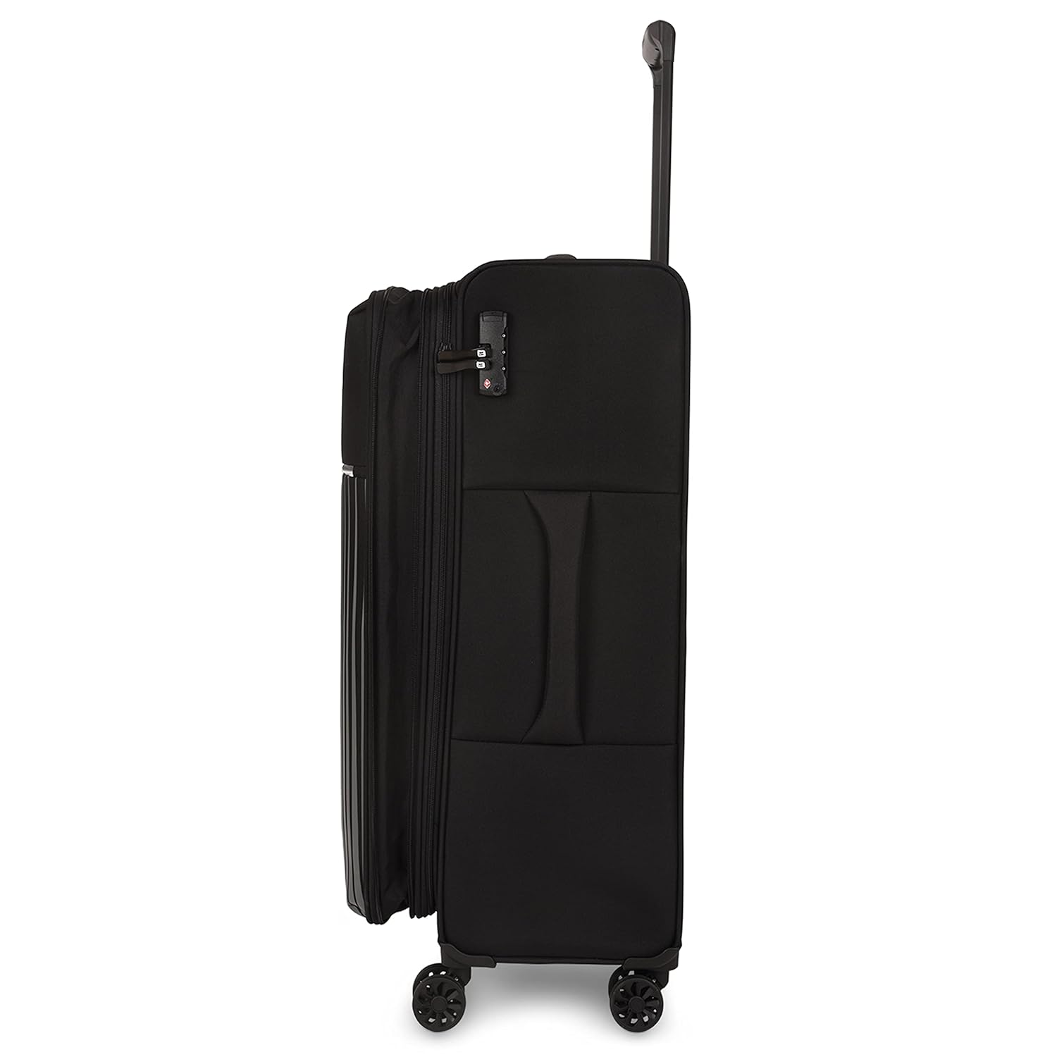 it luggage The Lite-Black- Large-28 inches Expandable Softsided with TSA Lock 8 Wheel Trolley Bag