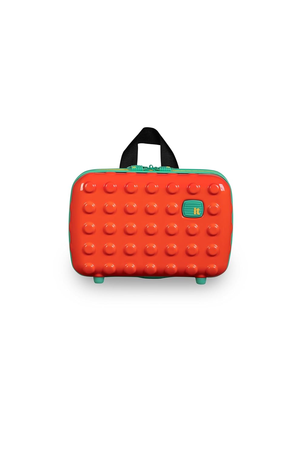 it luggage-Bobble Bloc-Vibrant Orange- Combo -Underseater -18 inches & Handheld Travel case-10 inches-Kids Luggage Hard case-Travel Bag-8 Wheel Trolley Bag