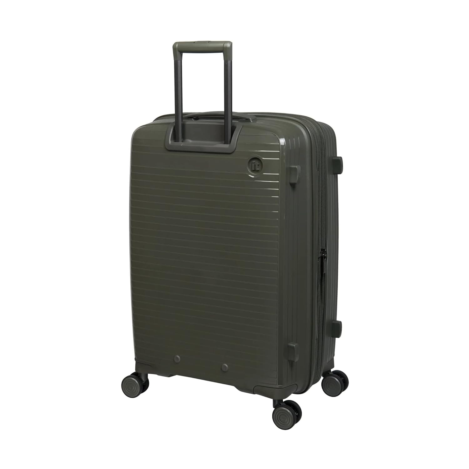 it luggage Spontaneous Olive Set of 2-Large & Medium-28 & 24 inches Expandable Anti-Theft Zipper Polypropylene Hardsided with TSA Lock 8 Wheel Trolley Bag