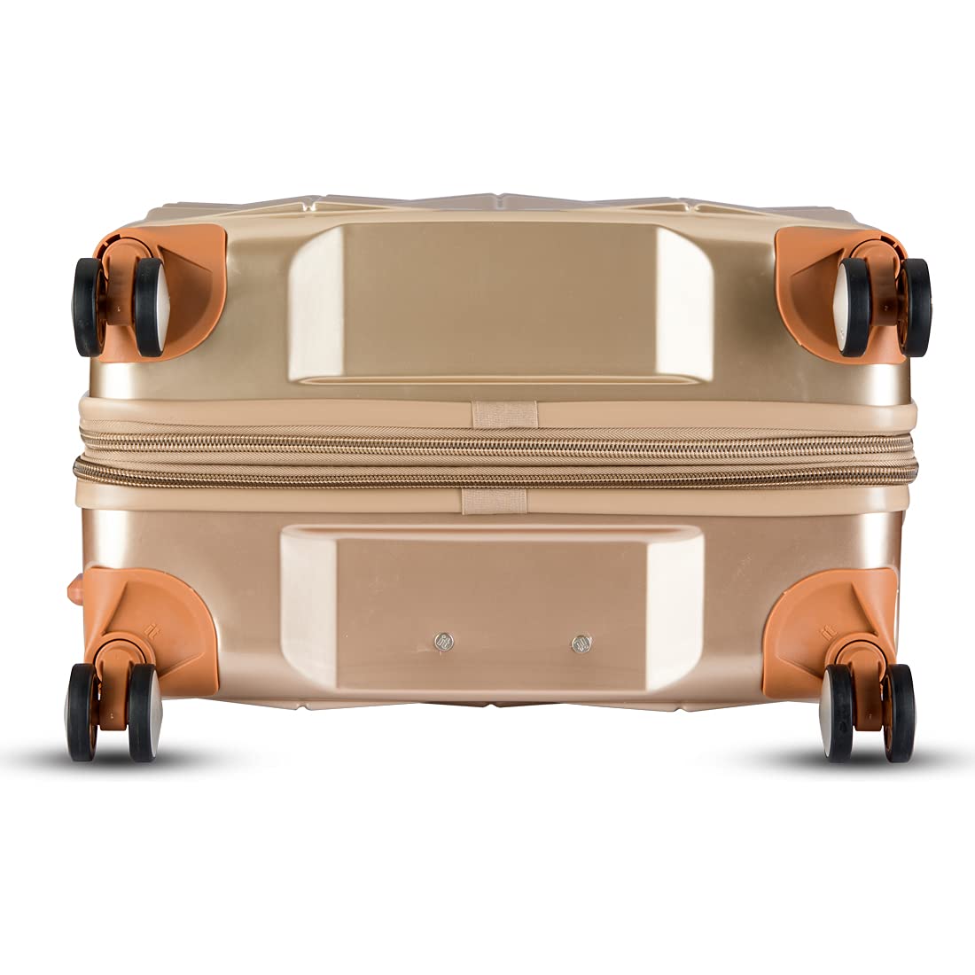 it luggage Certify Golden Medium-24 inches Expandable PC Hardsided with TSA Lock 8 Wheel Trolley Bag