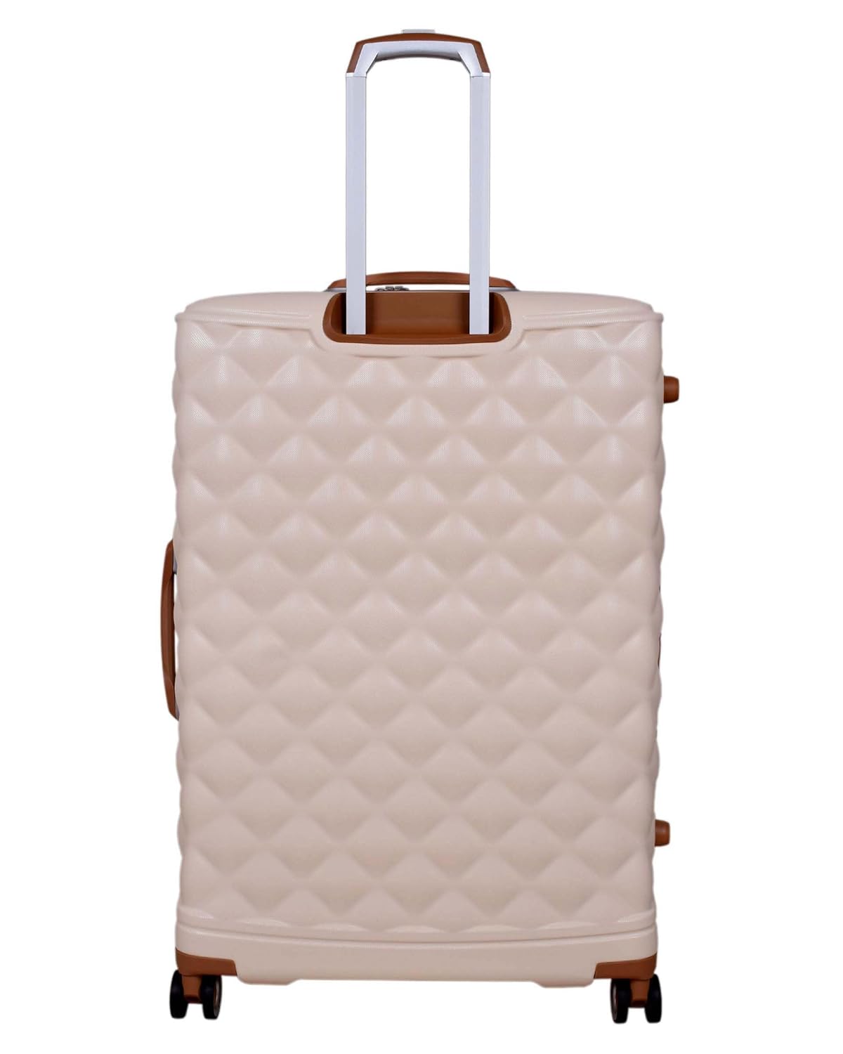 it luggage Indulging Cream -Set of 3-Large, Medium & Cabin-28,24,20 inches Expandable Cabin with Padded Laptop Section & Check-in Luggage Hard Case Beautiful Interior 8 Wheel Trolley Bag