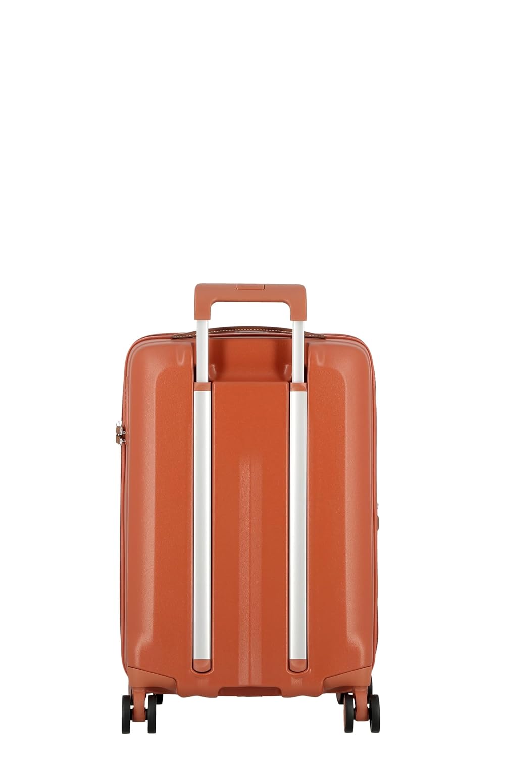 Uppsala RIGID-Terracota-Cabin-55cm Expandable Hardsided 8 Wheel Luggage with TSA Lock, Anti-Theft Zipper, Name Tag and Luggage Cover