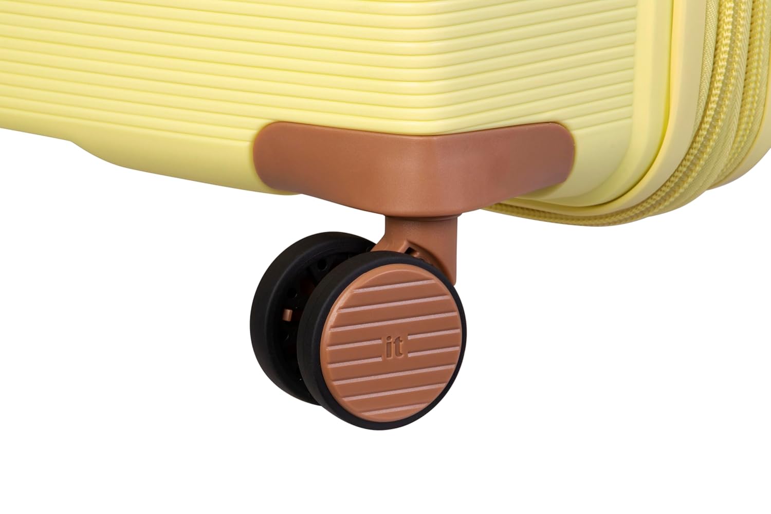 it luggage- Illustrious-Soft Yellow-Cabin 20 inches Expandable Hard Case Beautiful Interior Carry-on 8 Wheel Trolley Bag