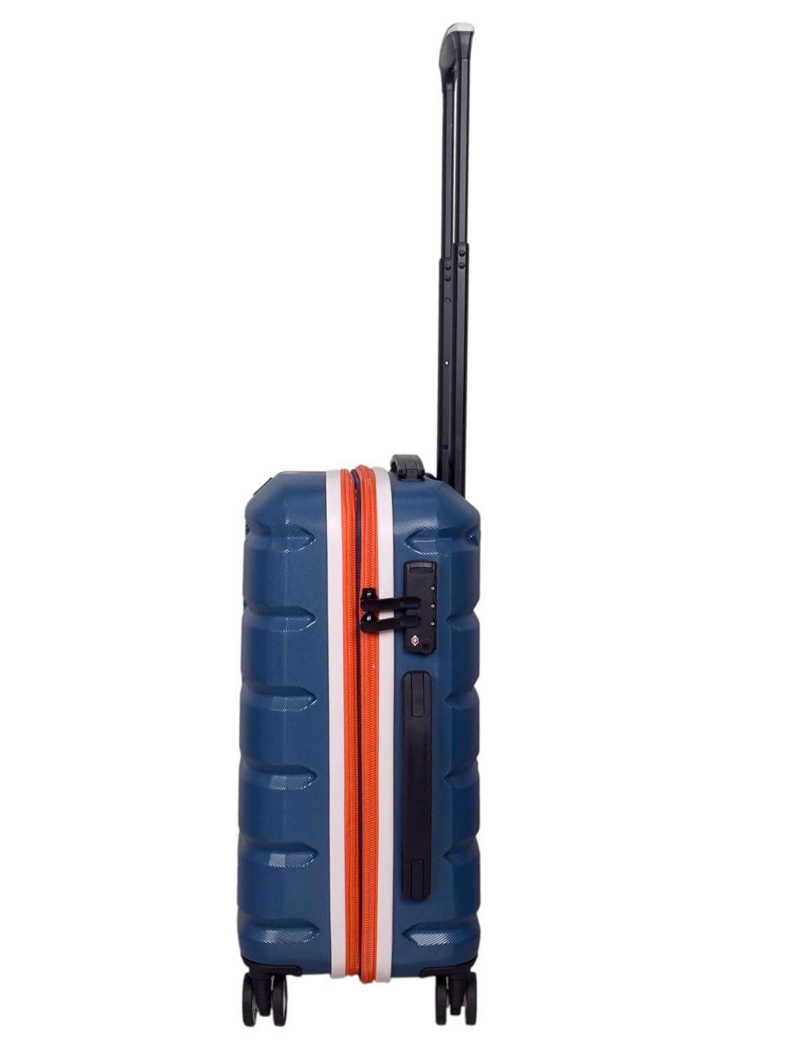 it luggage Intertide Blue Cabin-20 inches Expandable Polycarbonate Hard Case Carry on Luggage TSA Lock 8 Wheel Trolley Bag Water Proof Interior Pocket