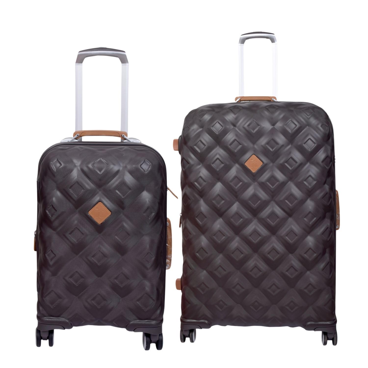 it luggage- Embellish-Brown-Combo-Medium & Small-24 & 20 inches Hardsided Expandable 8 Wheel Trolley Bag with TSA Lock & Wet Pouch Inside