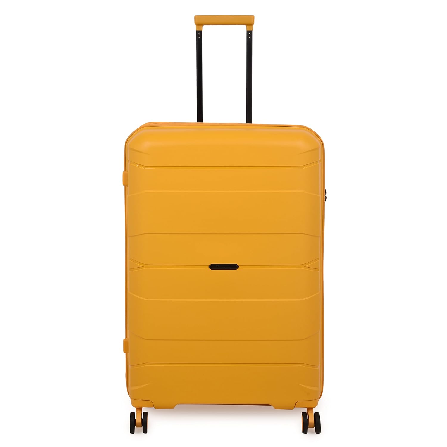 it luggage Momentous Mango Yellow Set of 2-28 & 20 inches Cabin with Padded Laptop Section & Large Expandable Polypropylene Hardsided with TSA Lock 8 Wheel Trolley Bag