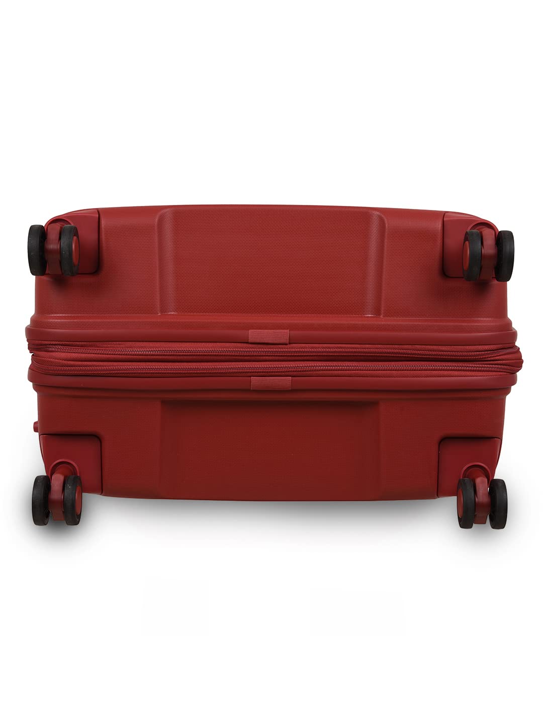 it luggage Eco Tough German Red Cabin-20 inches Expandable Eco-Friendly Polypropylene Hardsided with TSA Lock & Wet Pouch Inside 8 Wheel Trolley Bag