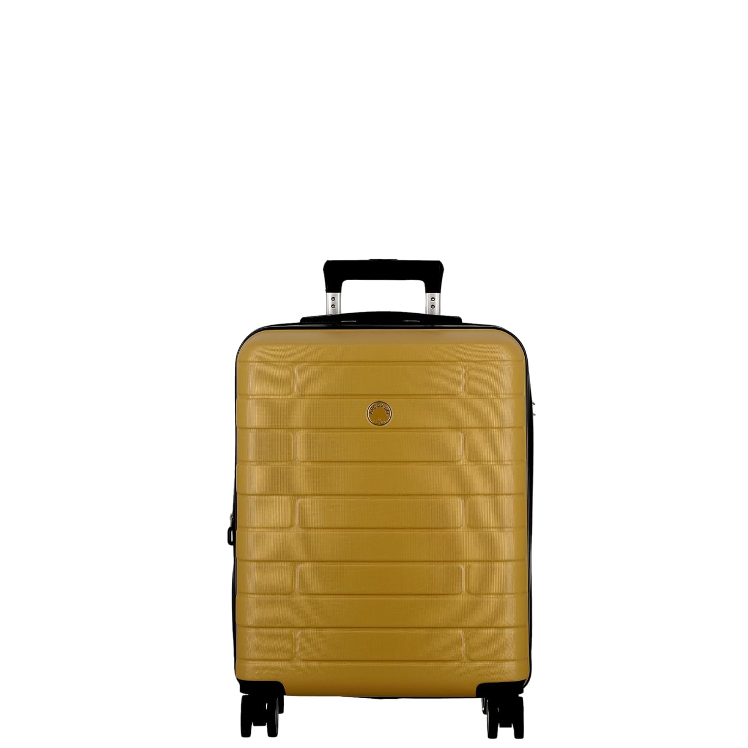 JUMP ESCO ES22-Mustard-Cabin-55cm Expandable Hardsided 8 Wheel Luggage with TSA Lock