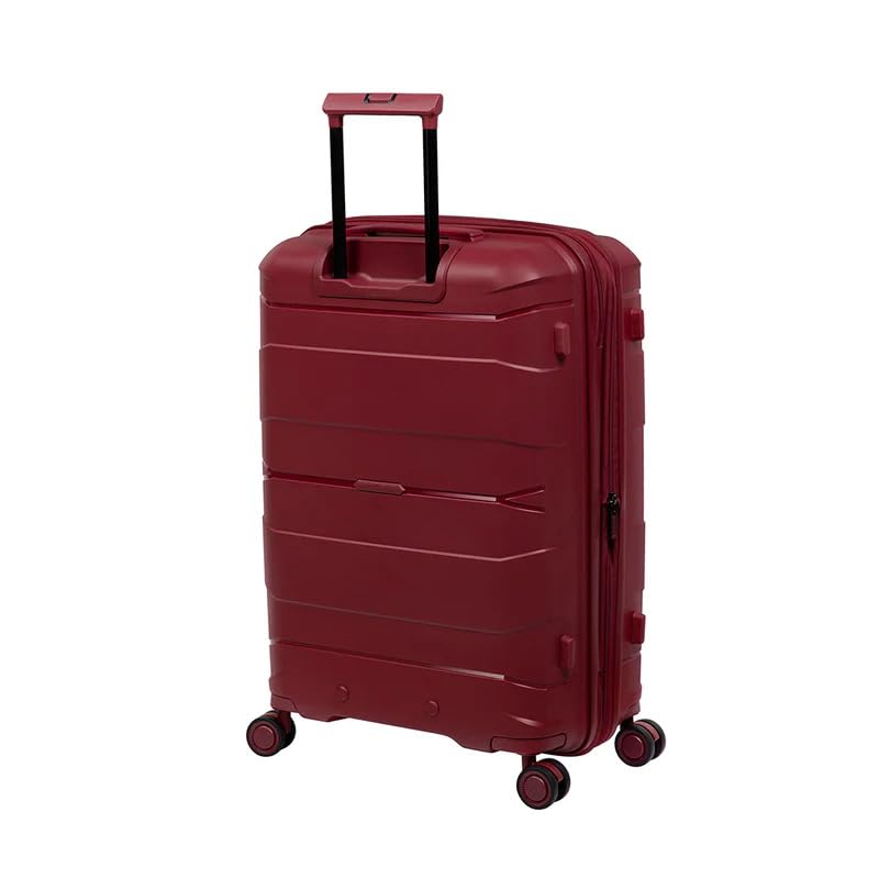 it luggage Momentous German Red Large-28 inches Expandable Polypropylene Hardsided with TSA Lock & Wet Pouch Inside 8 Wheel Trolley Bag
