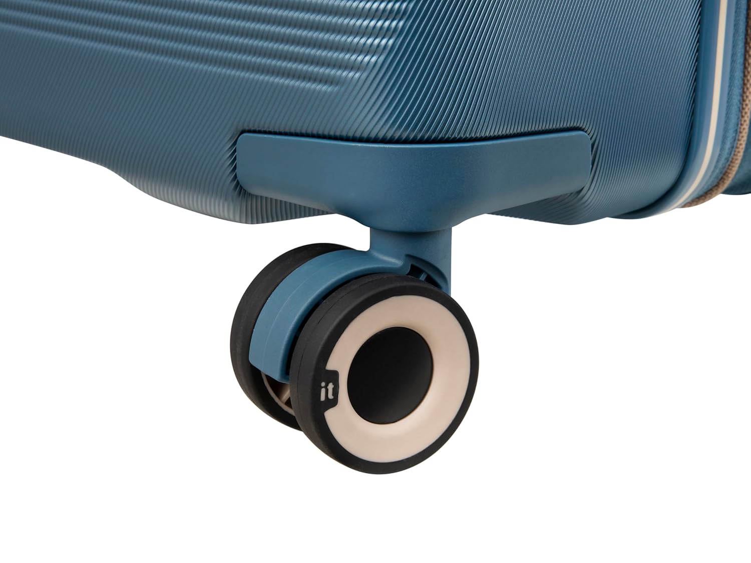 it luggage Rapidity Teal Blue Large-28 inches Expandable Polycarbonate Hard Case Check-in Luggage 8 Wheel Trolley Bag with TSA Lock & Wet Pouch Inside