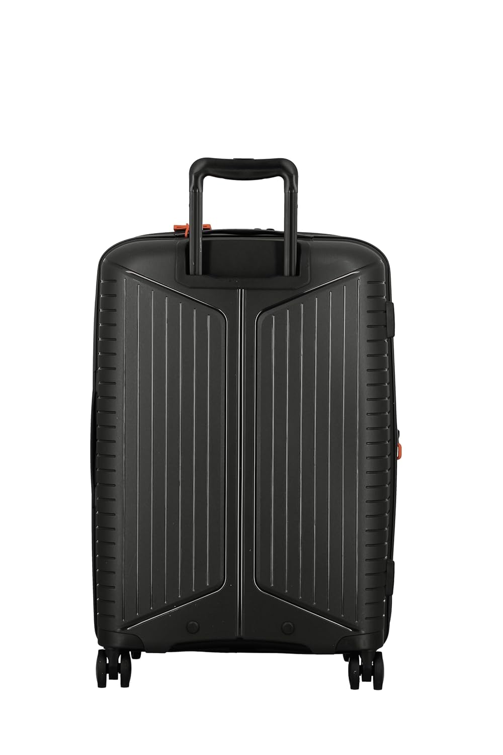 JUMP EVAE EV24 Metallic Dark Grey-Medium-66cm Expandable Hardsided 8 Wheel Luggage with TSA Lock, Anti Theft Zipper, Shoe Pouch, Wet Pouch, Laundry Bag and Silicone Name tag