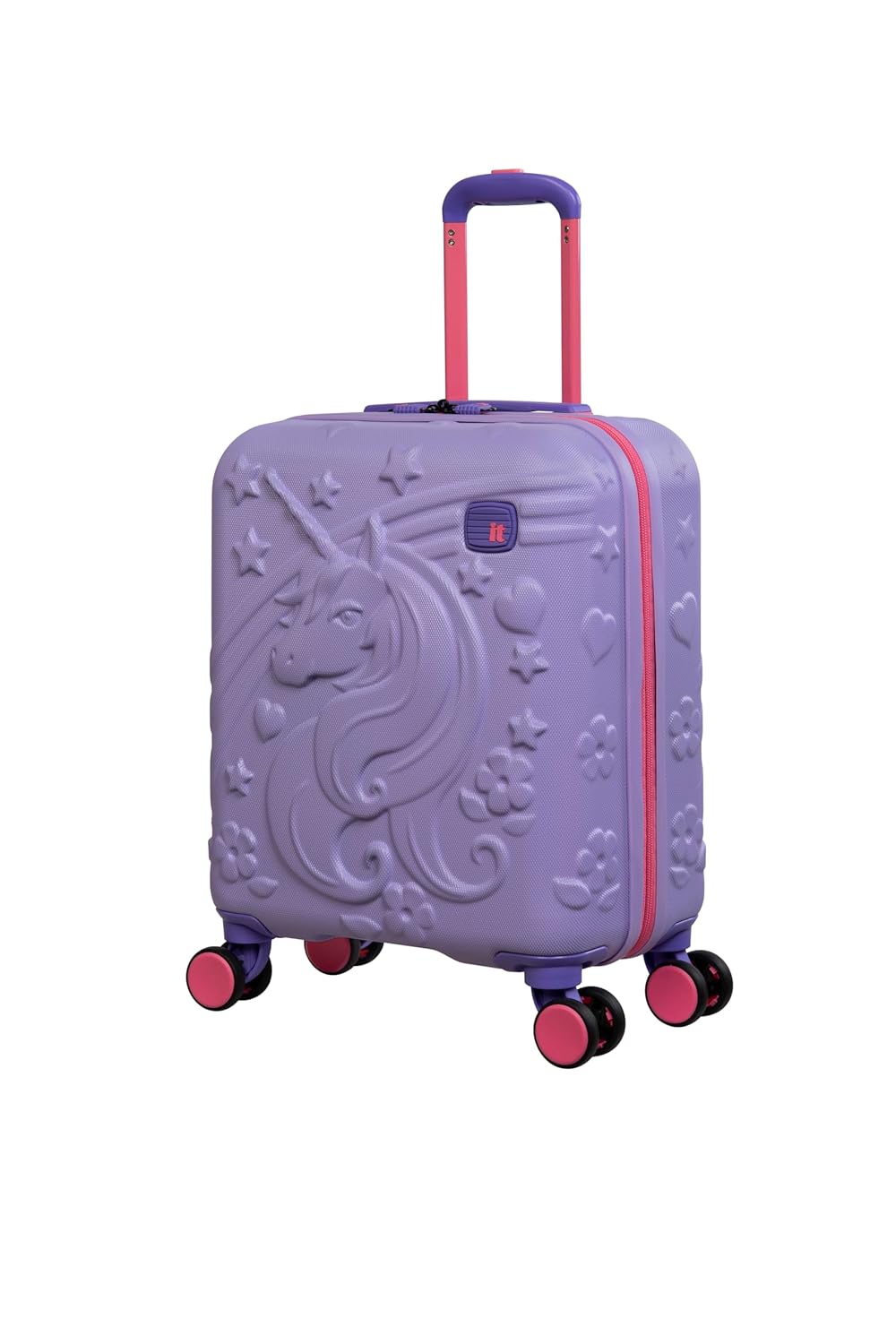 it luggage-Mystical-Lavender-Unicorn-Underseater-18 inches-Kids Luggage- Hard case- Travel Bag-Bio degradable-8 Wheel Trolley Bag