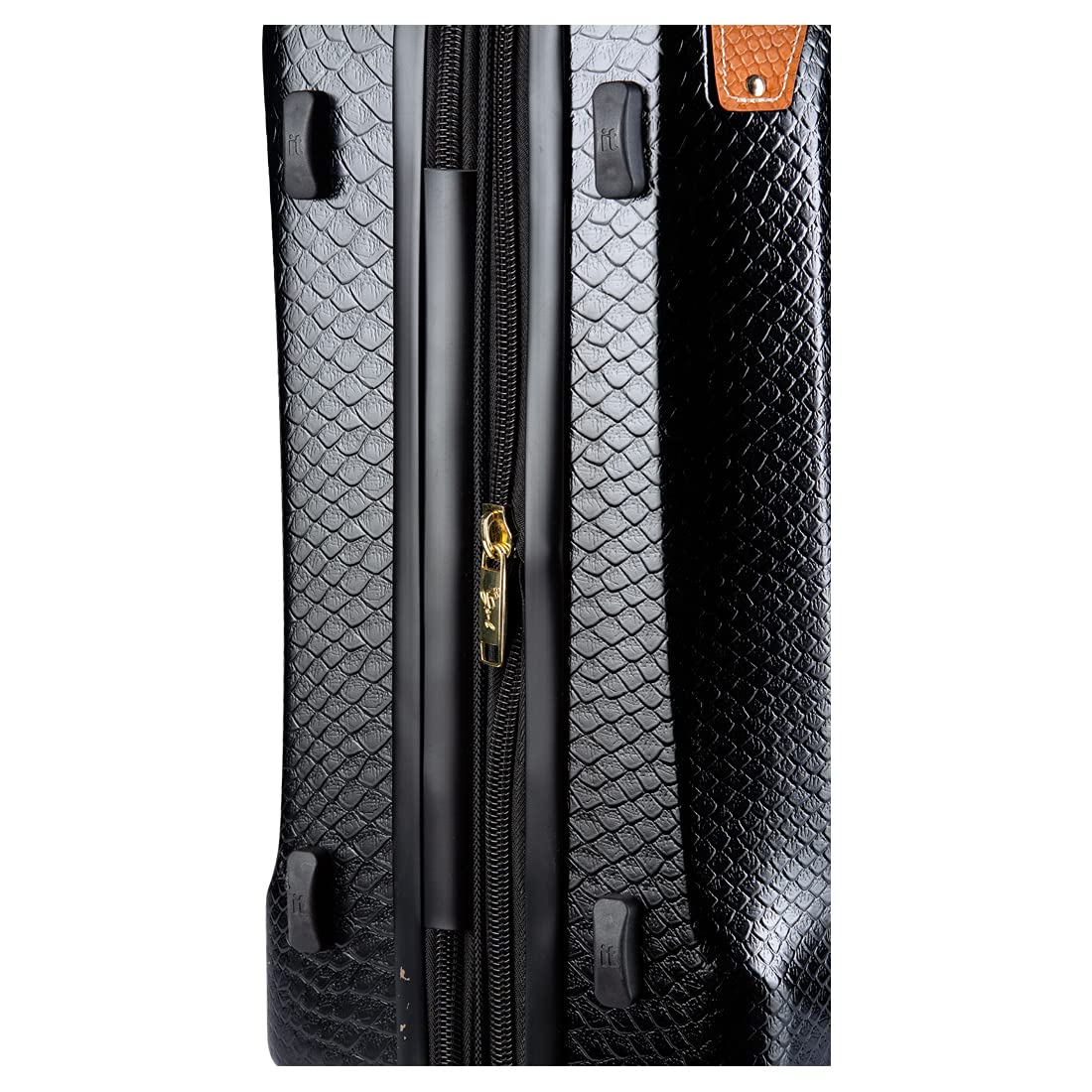 it luggage Resolute-Black-Set of 2-Large & Cabin-28,20 inches Expandable Hardsided 8 Wheel Luggage Trolley Carry-on luggage-80cm,56cm with TSA Lock