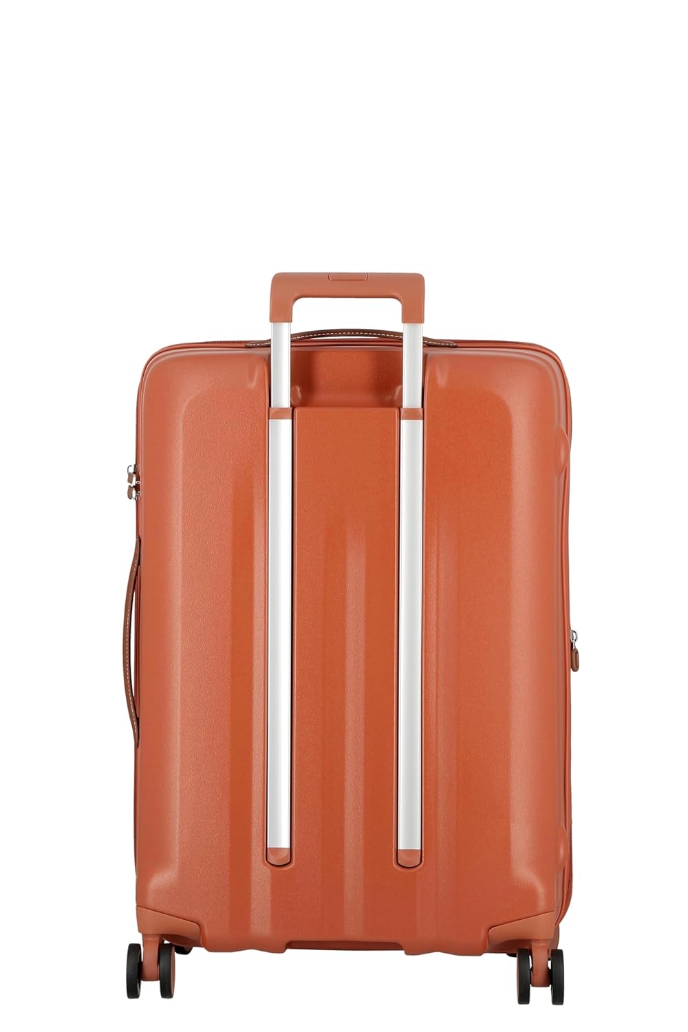 JUMP Uppsala Rigid-Terracota-Set of 2- Medium & Cabin-69,55 cm Expandable Hardsided 8 Wheel Luggage with TSA Lock, Anti-Theft Zipper, Name Tag with Luggage Cover