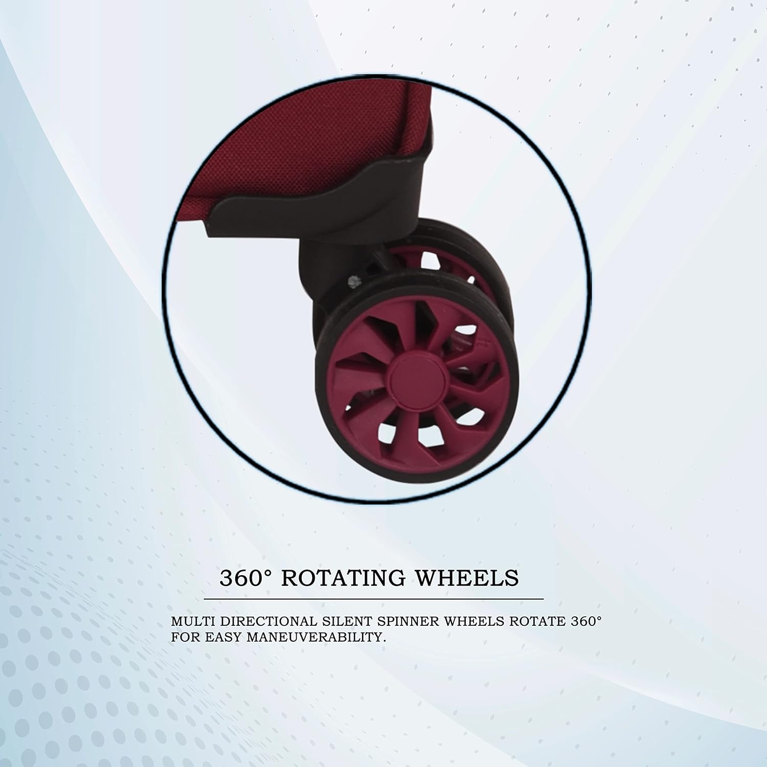 it luggage The Lite-Red- Set of 2-Large & Medium-28 & 24 inches Expandable Softsided with TSA Lock 8 Wheel Trolley Bag