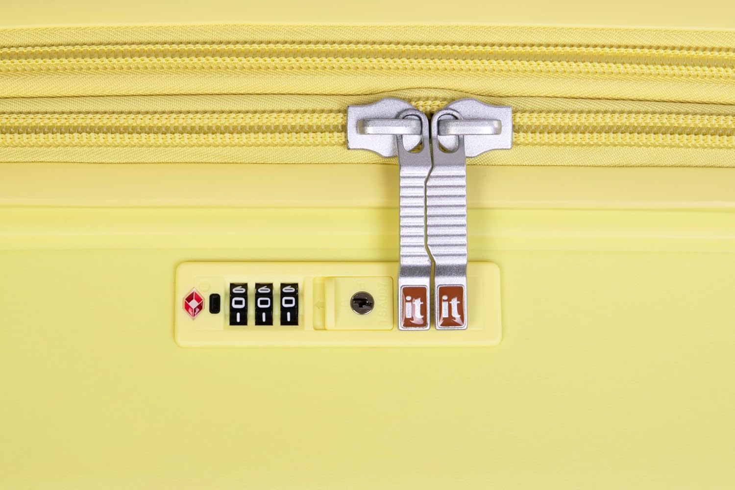 it luggage- Illustrious-Soft Yellow-Cabin 20 inches Expandable Hard Case Beautiful Interior Carry-on 8 Wheel Trolley Bag