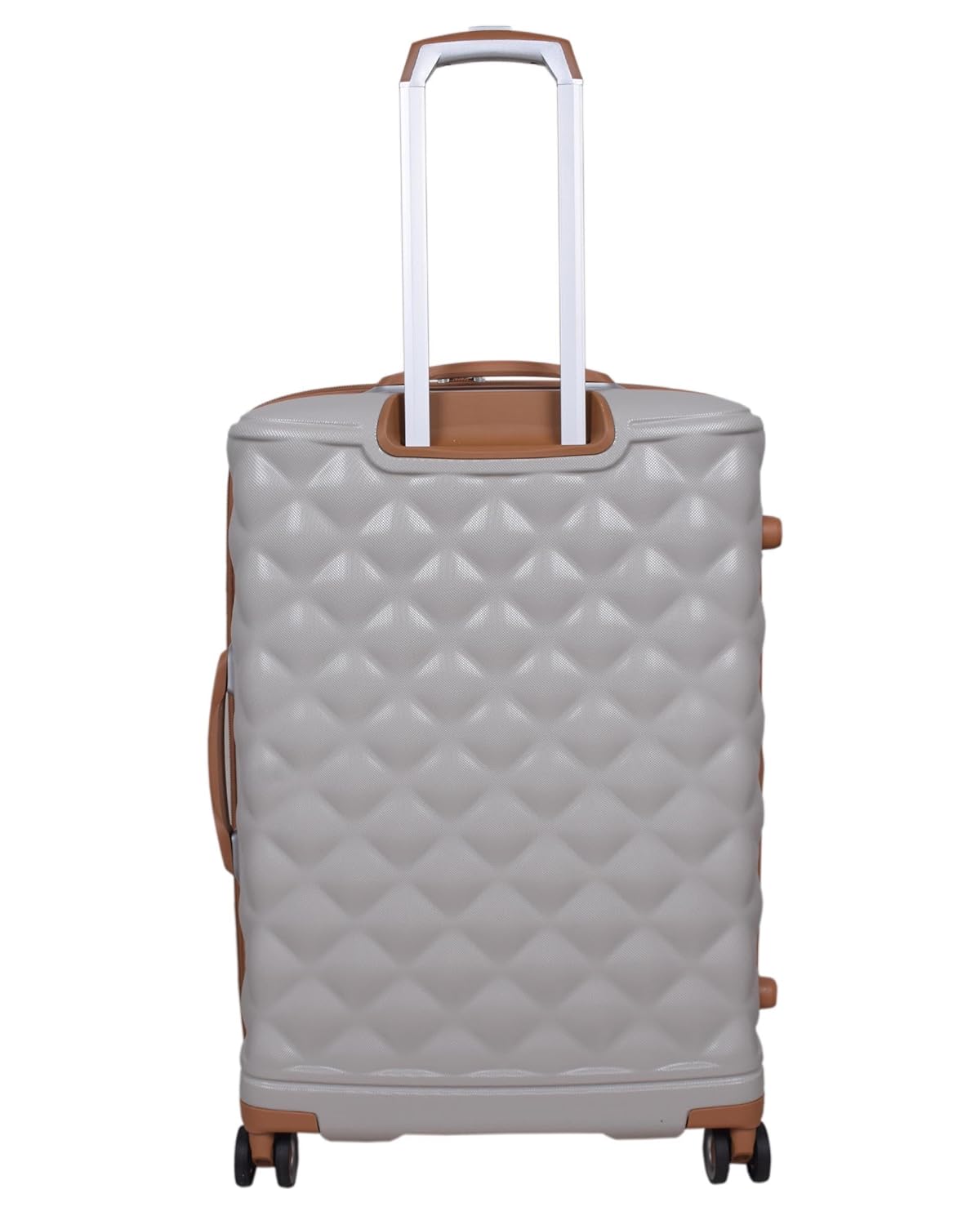 it luggage-Indulging-Light Grey-Set of 2-24 & 20 inches Expandable Cabin with Padded Laptop Section Hard Case Beautiful Interior Check-in Luggage 8 Wheel Trolley Bag